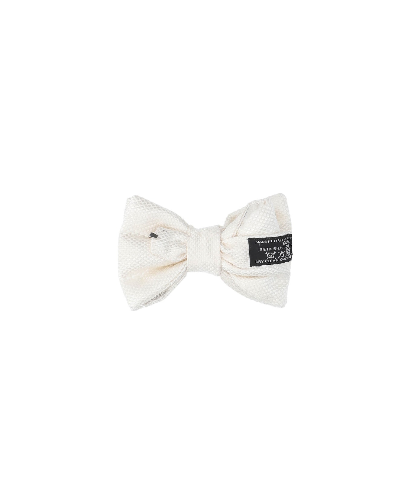 Tom Ford Silk Knotted Bow Tie - WHITE