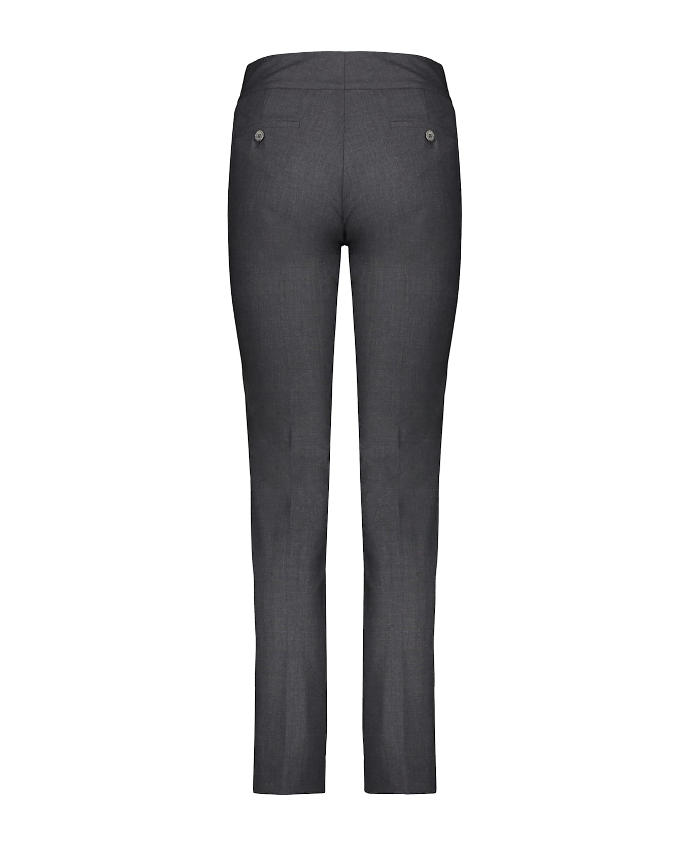 Herno Wool Blend Trousers - grey