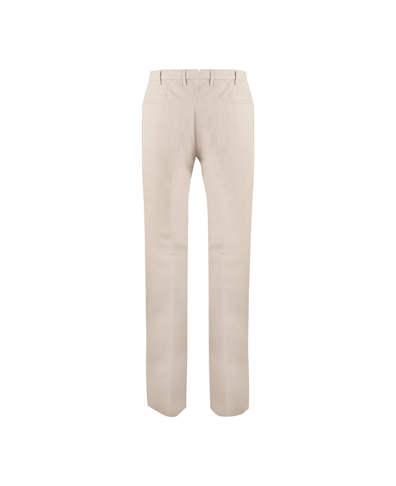 Incotex Trousers In Cotton Blend Twill - Beige