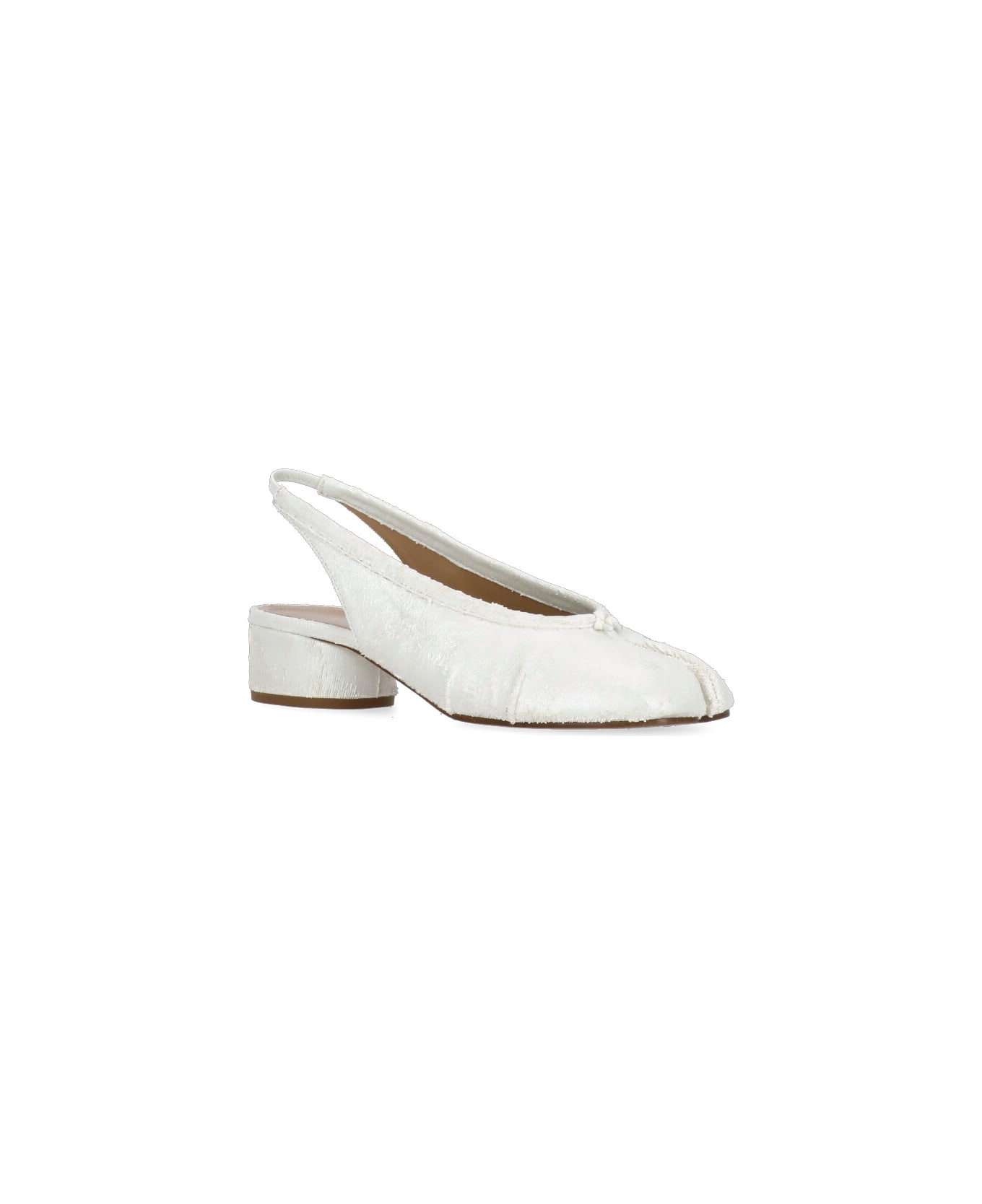 Maison Margiela Tabi Slingback - White ハイヒール