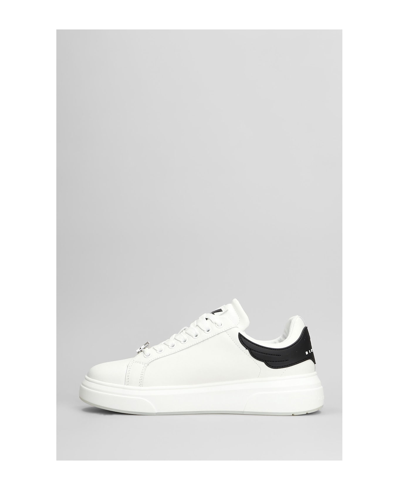 John Richmond Sneakers In White Leather - white