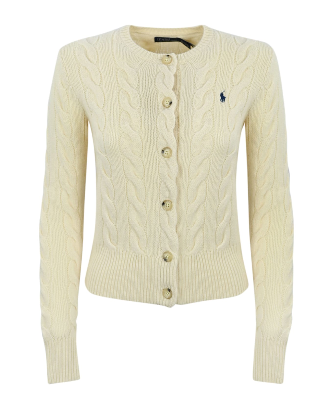 Polo Ralph Lauren Woven Cardigan - White