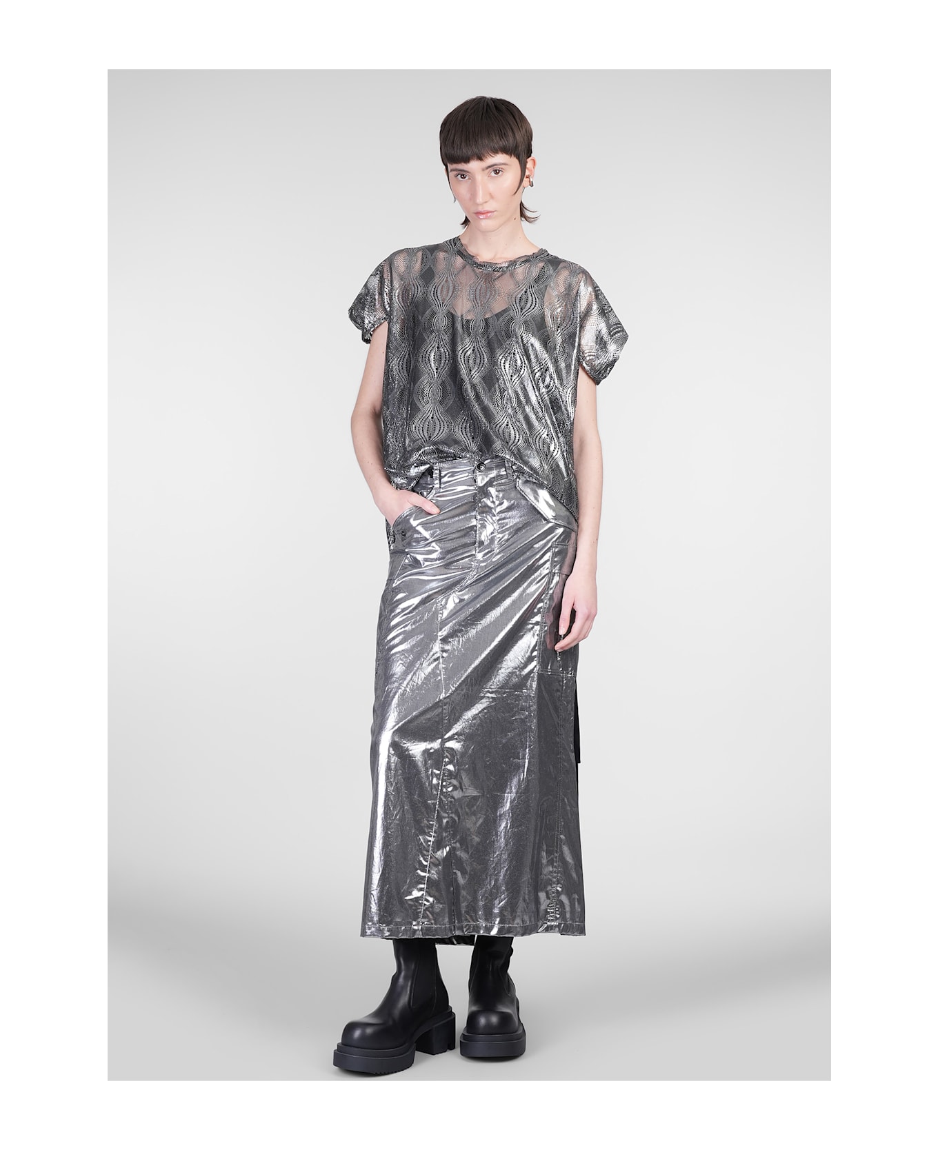 Junya Watanabe T-shirt In Black Polyester - black