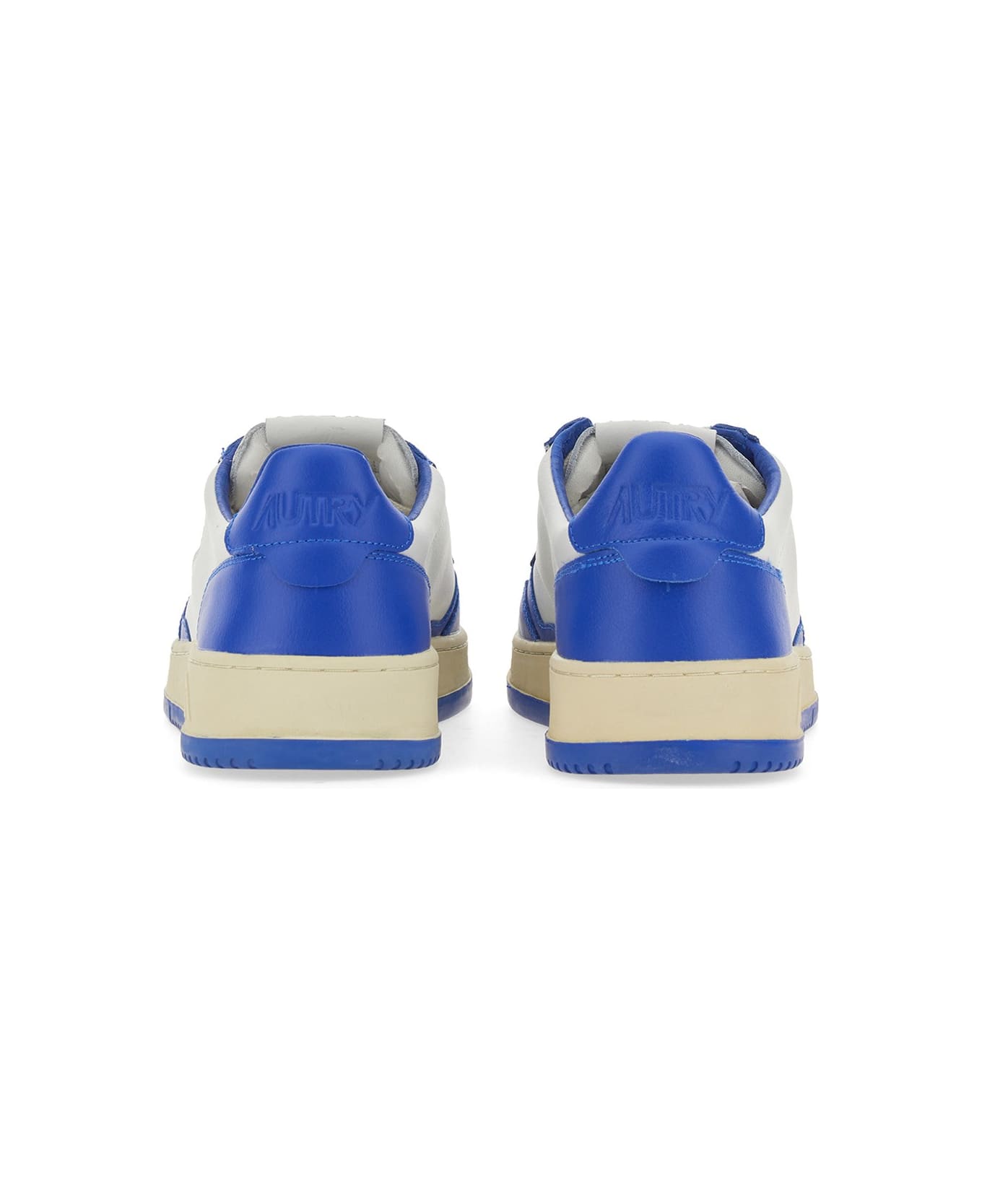 Autry Medalist Leather Low-top Sneakers - BLUE