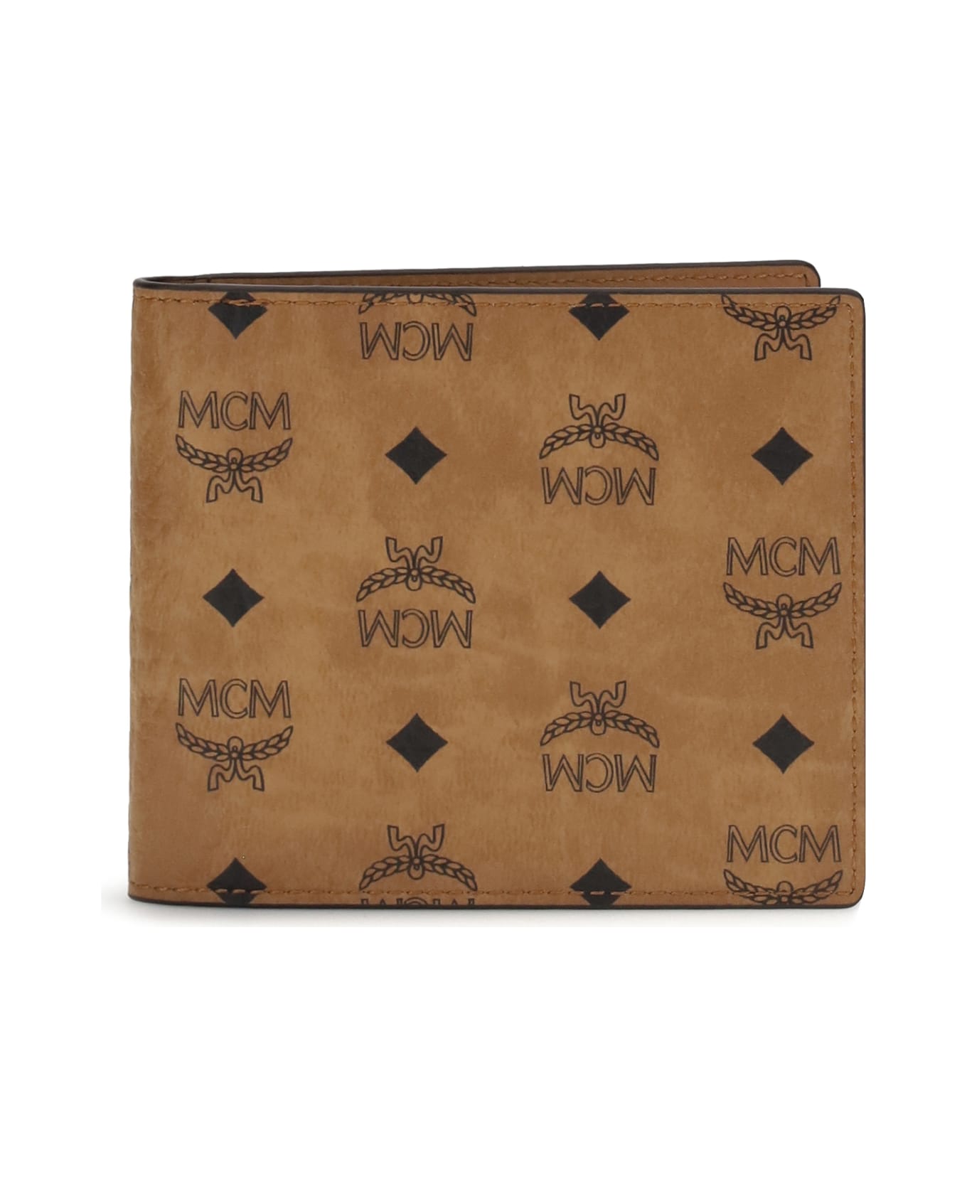 MCM Monogrammed Bifold Wallet