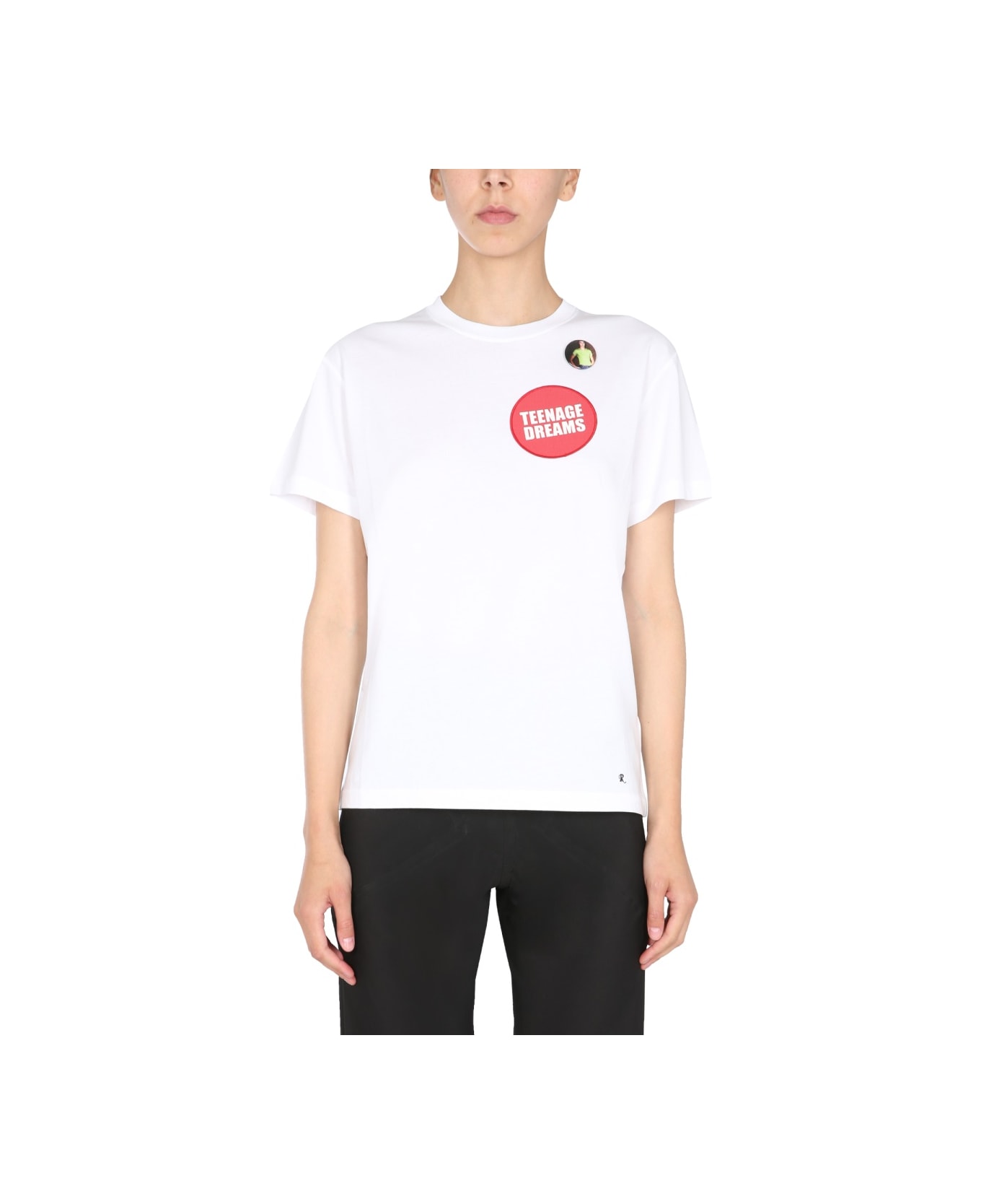 Raf Simons Crew Neck T-shirt - WHITE Tシャツ