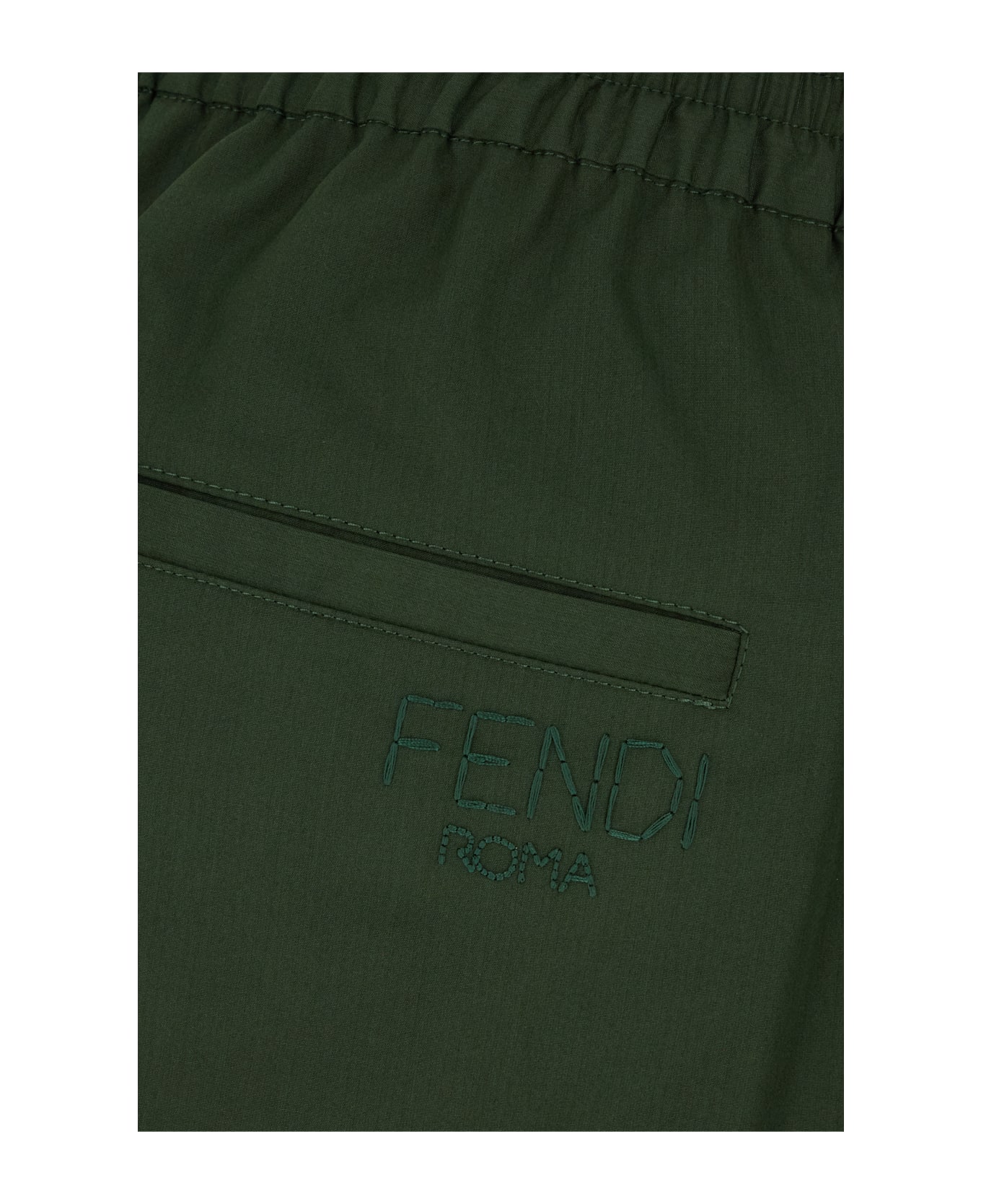Fendi Cotton Bermuda Shorts - JUNGLE
