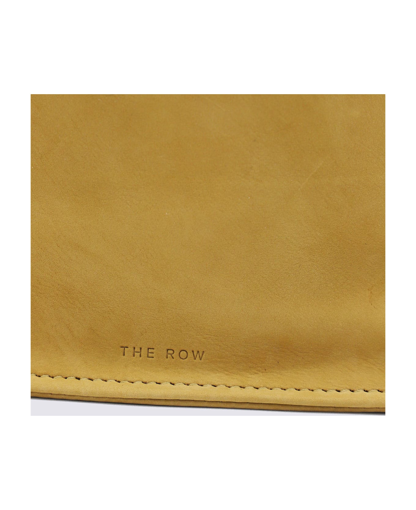 The Row Dark Yellow Leather Crossbody Bag - MUSTARD ANS