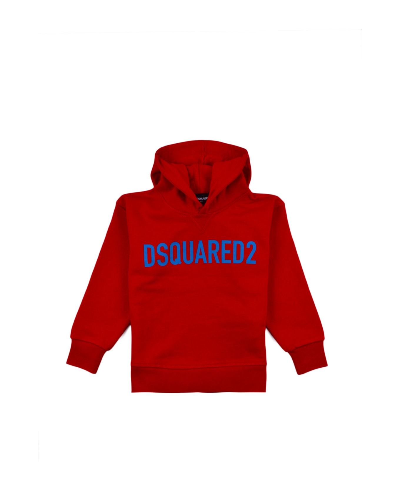 Dsquared2 Cotton Sweatshirt With Hood - Red