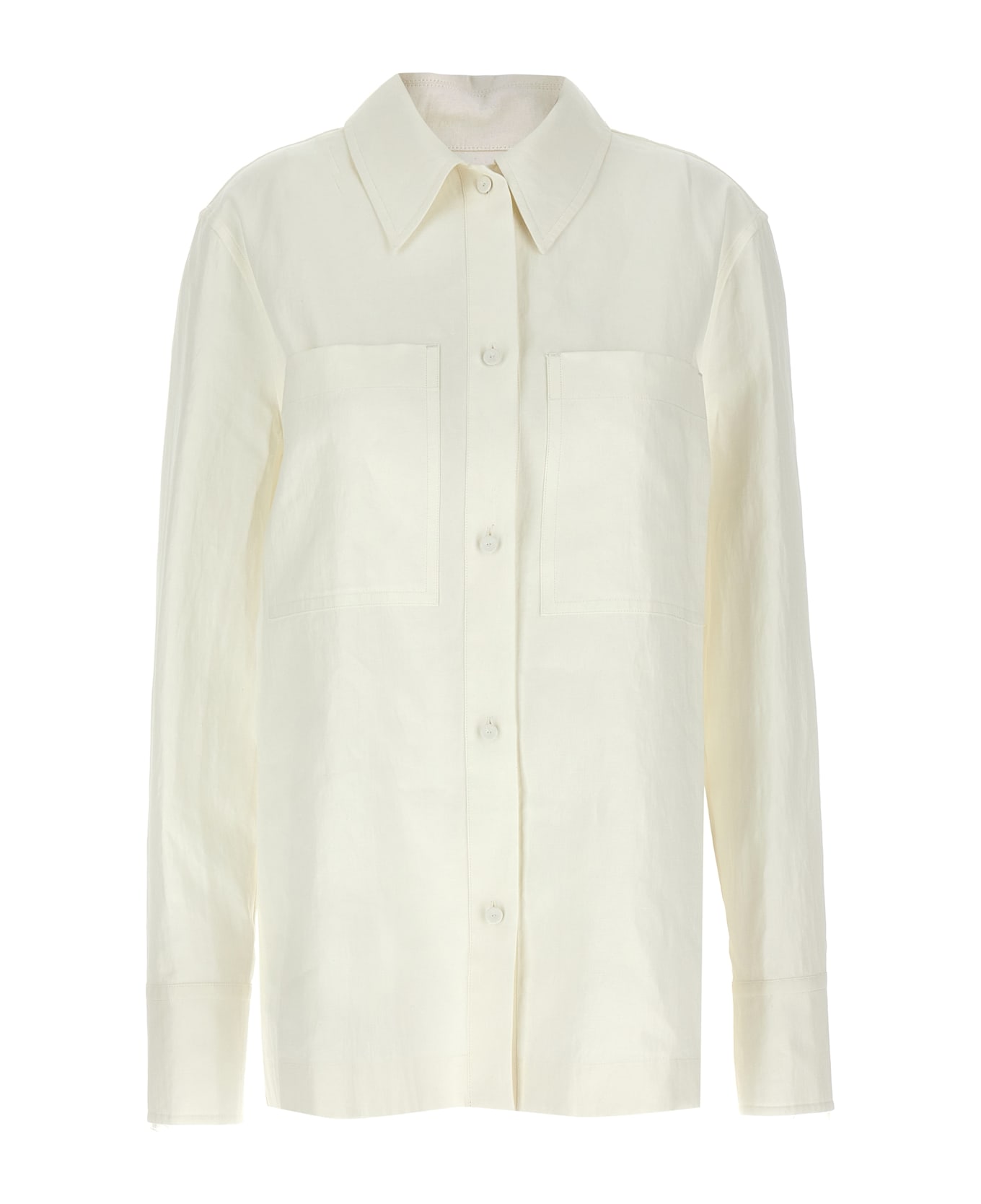 Jil Sander Linen Shirt - White