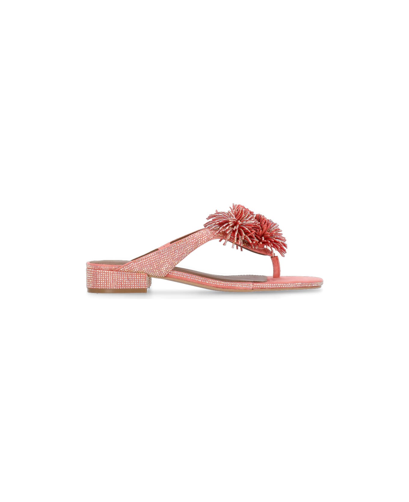 Kurt Geiger Pom Pom Sandals - Pink