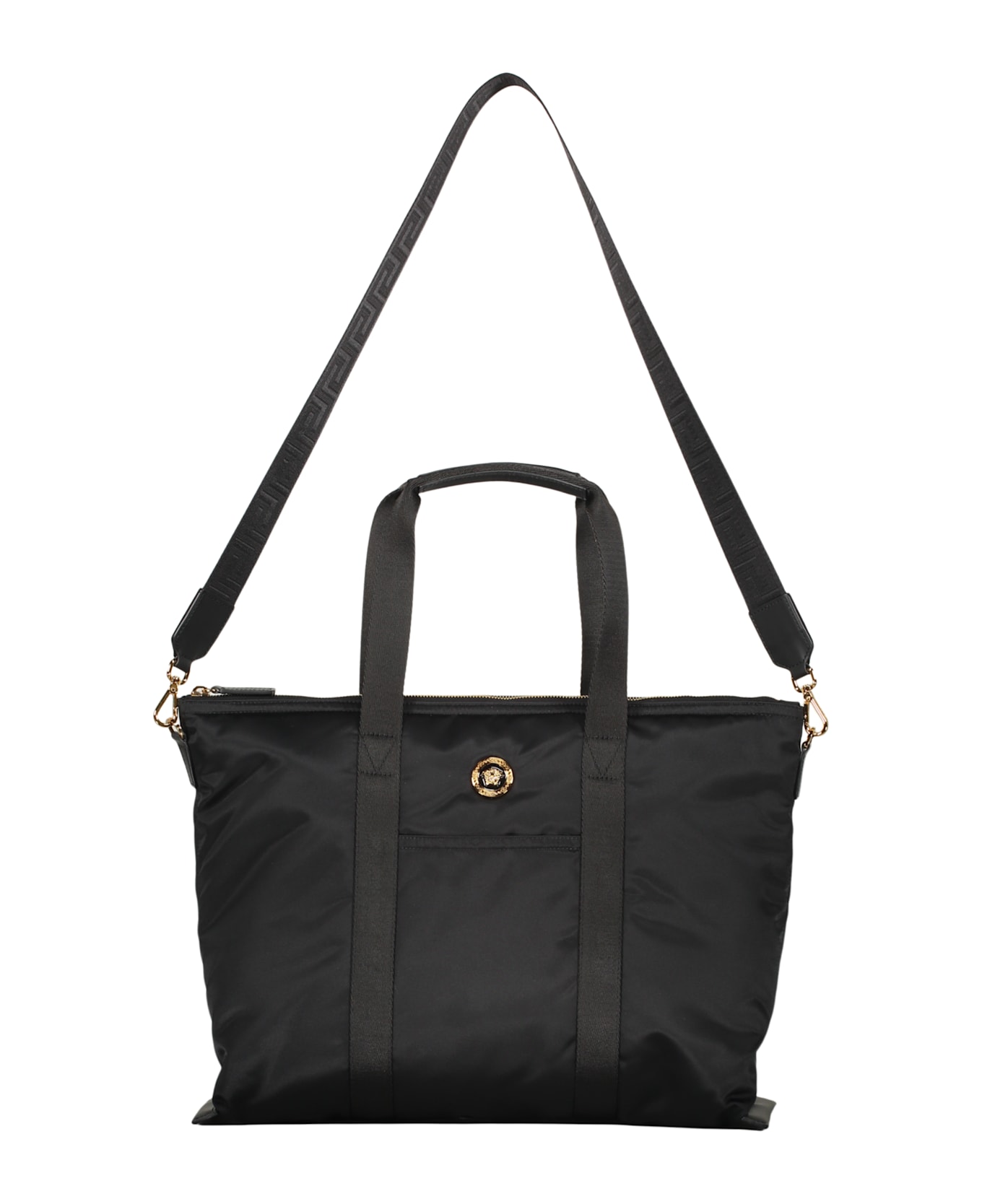Versace Nylon Tote - black