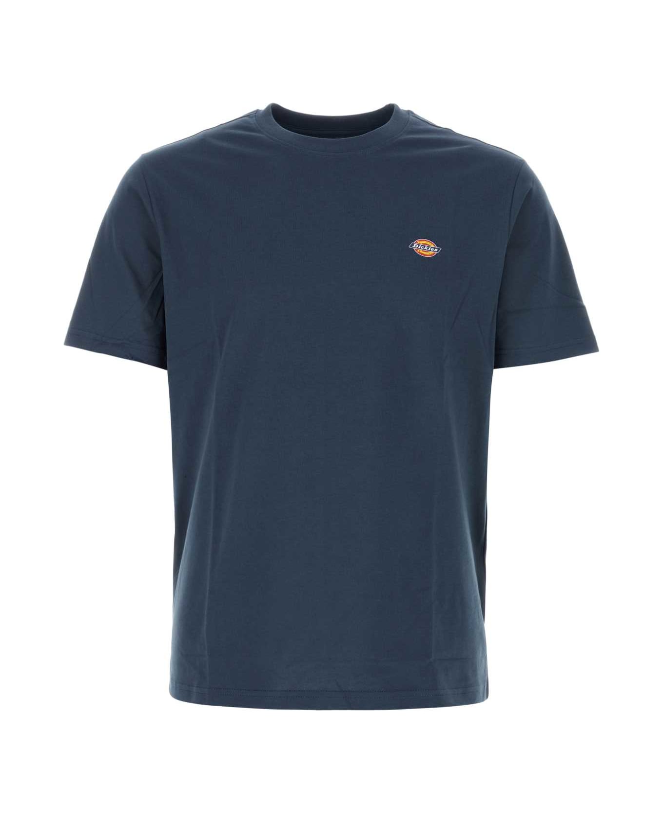Dickies Navy Blue Cotton Mapleton T-shirt - DARKBROWN