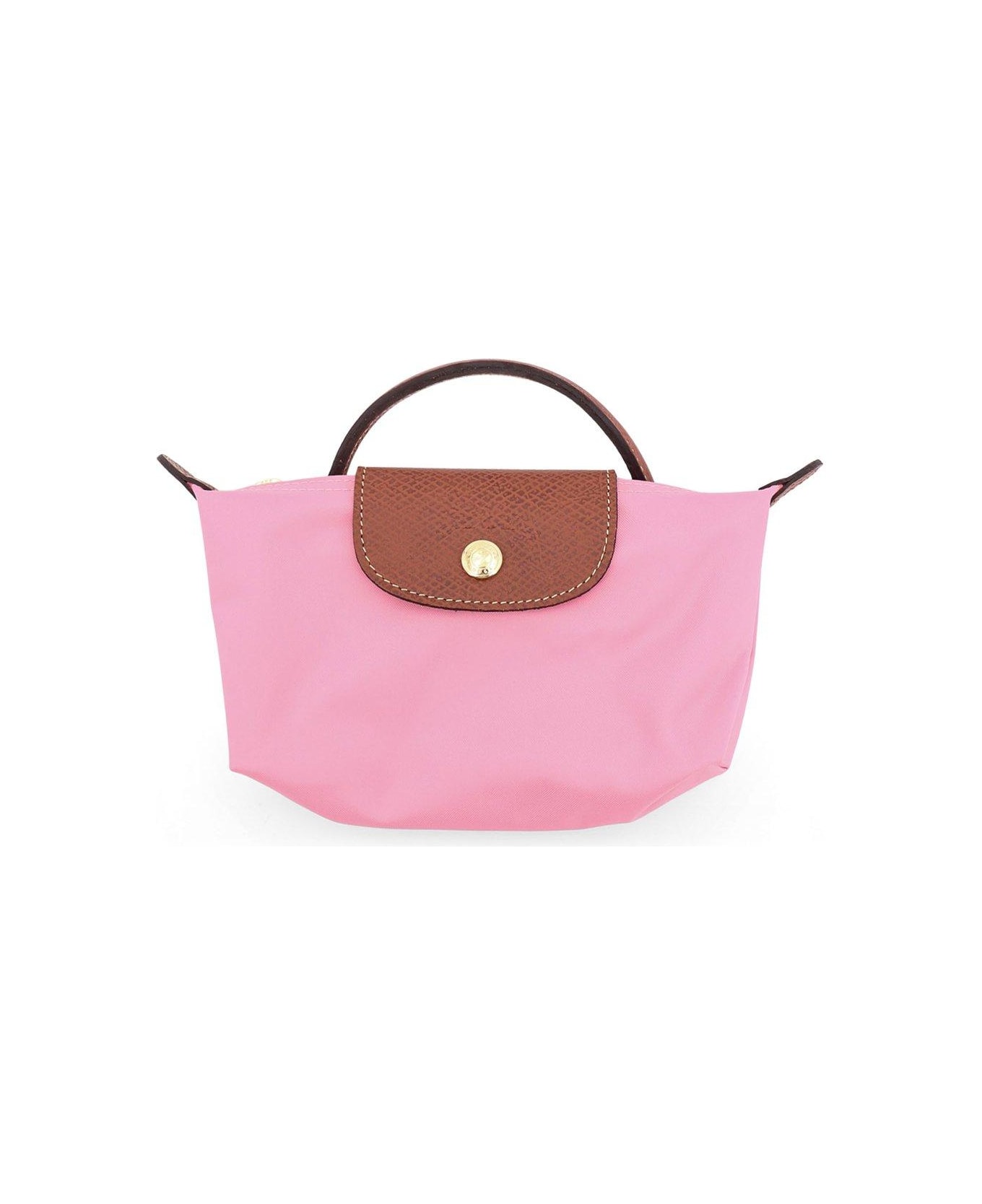 Longchamp Le Pliage Zipped Tote Bag - Pink