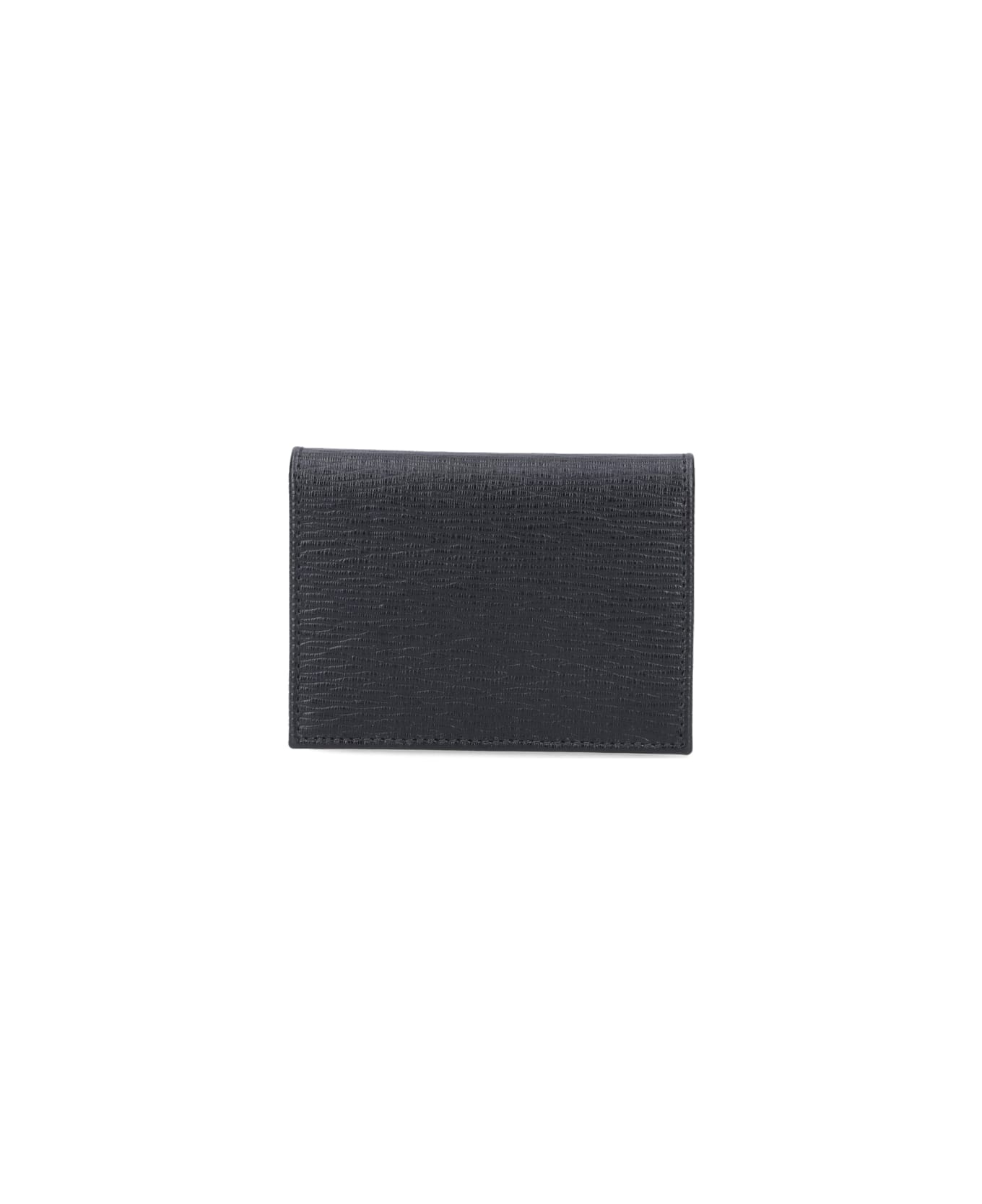 Ferragamo Gancini Bi-fold Wallet - Black