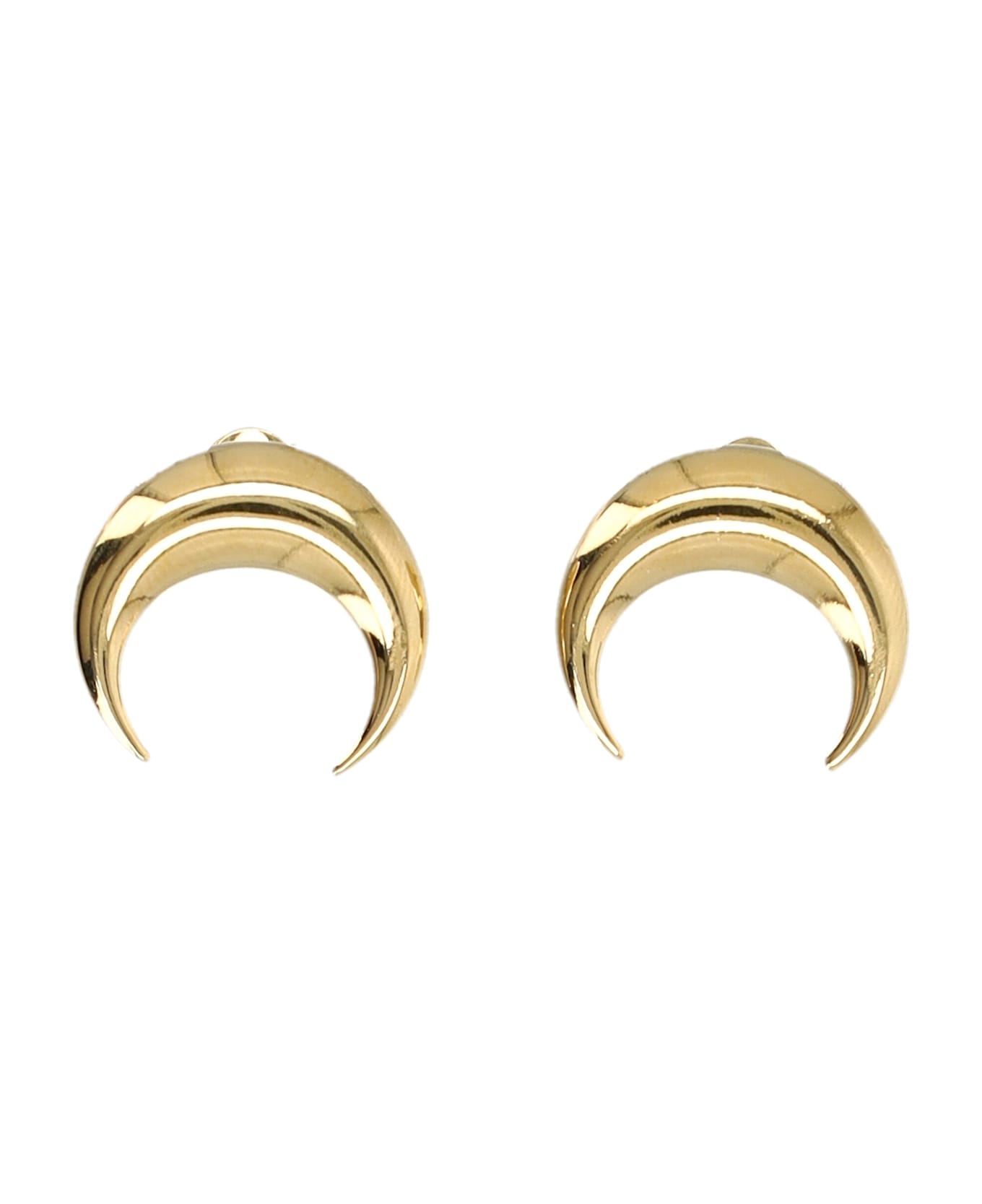Marine Serre Moon Studs - GOLD