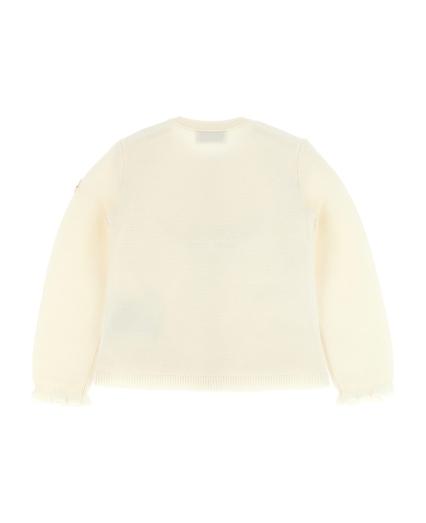 Moncler Two-material Cardigan - White