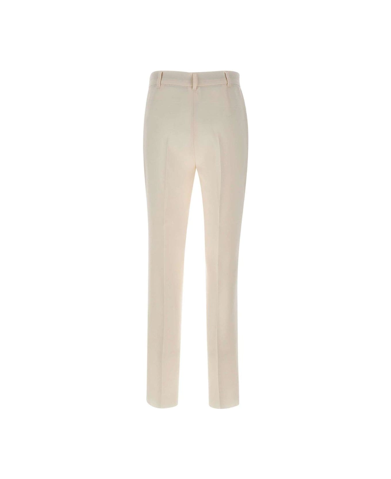 Max Mara Studio High Waist Straight Leg Pants Max Mara Studio - BUTTER