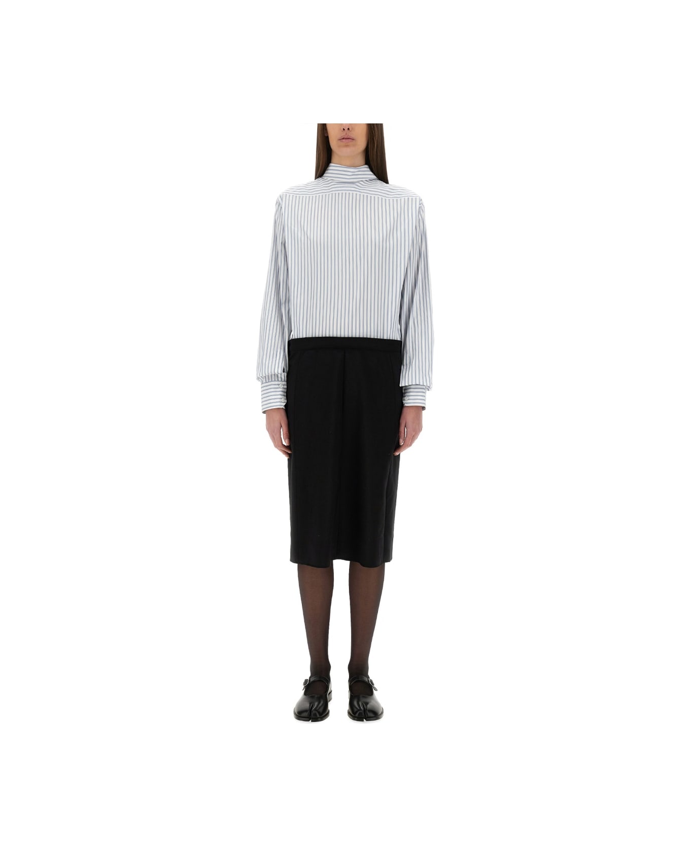 Maison Margiela Inverted Striped Dress-shirt - MULTICOLOUR