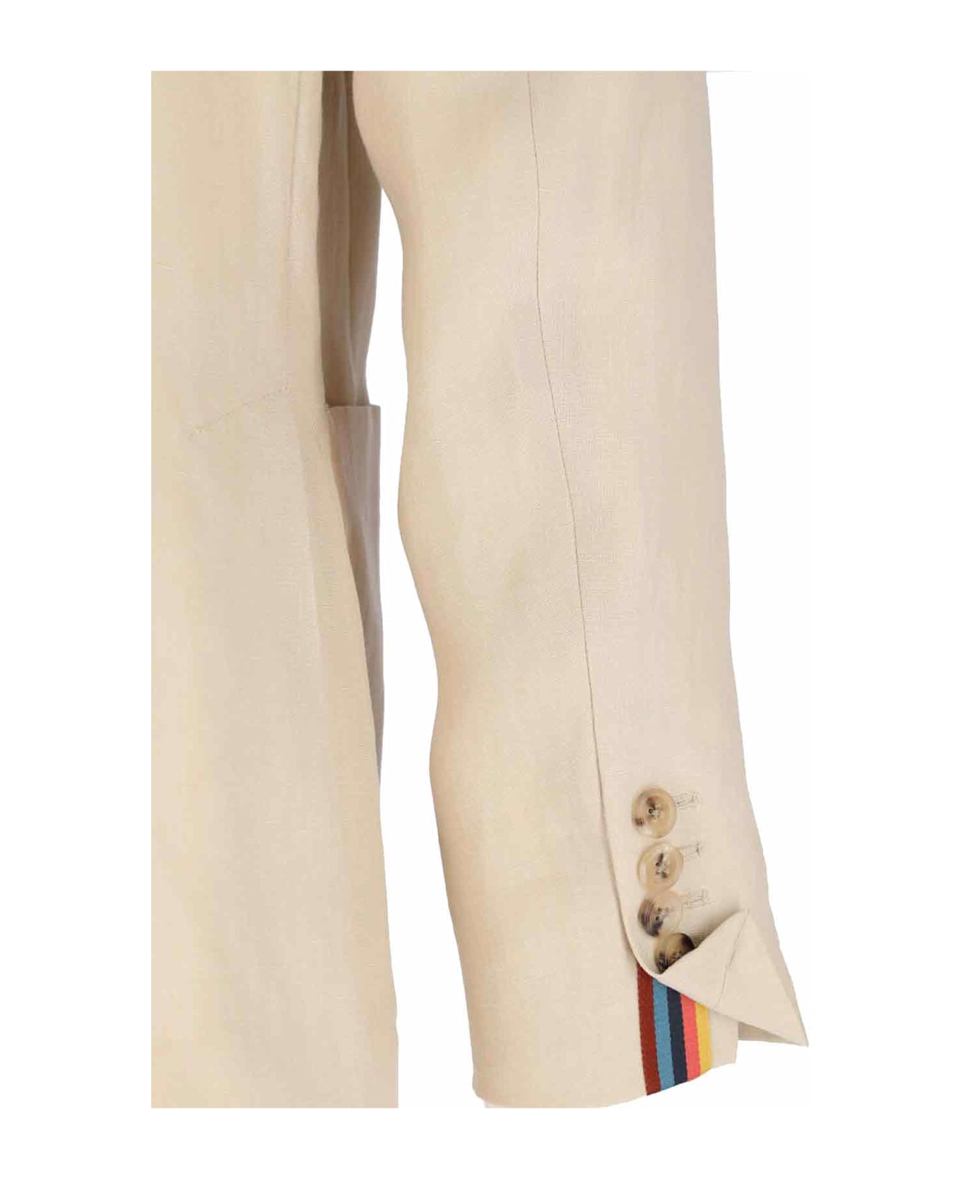 Paul Smith Single-breasted Linen Blazer - Beige