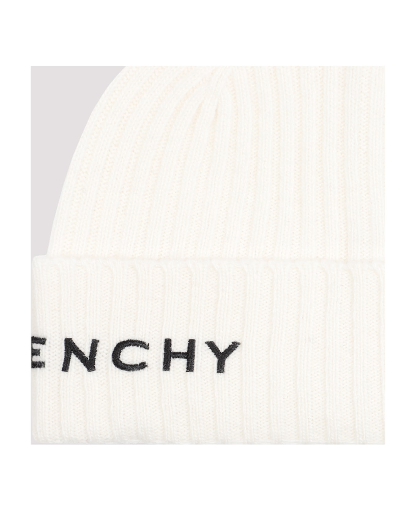 Givenchy 4g Beanie - Ivory Black