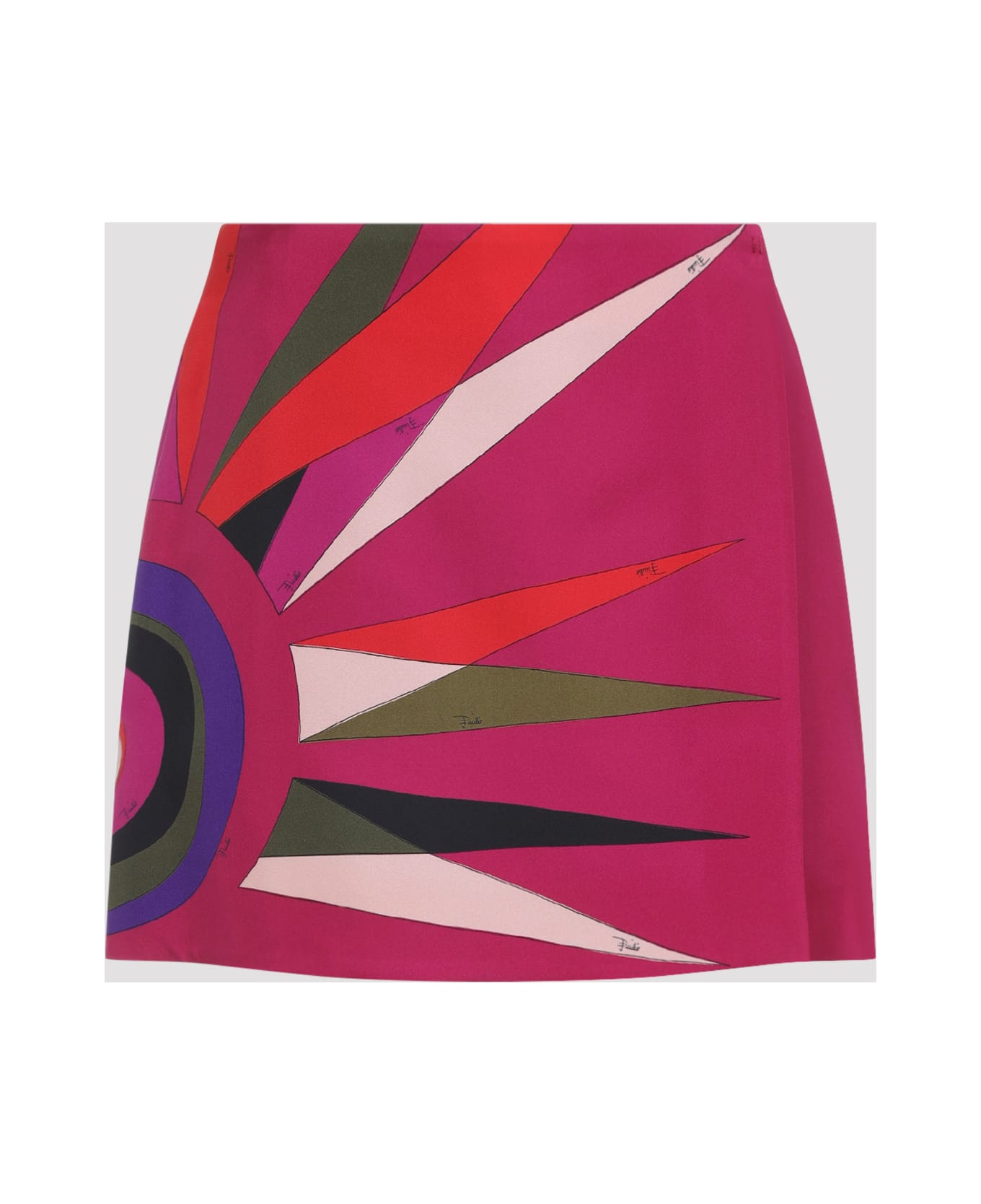 Pucci Acetate Mini Skirt - Multicolor