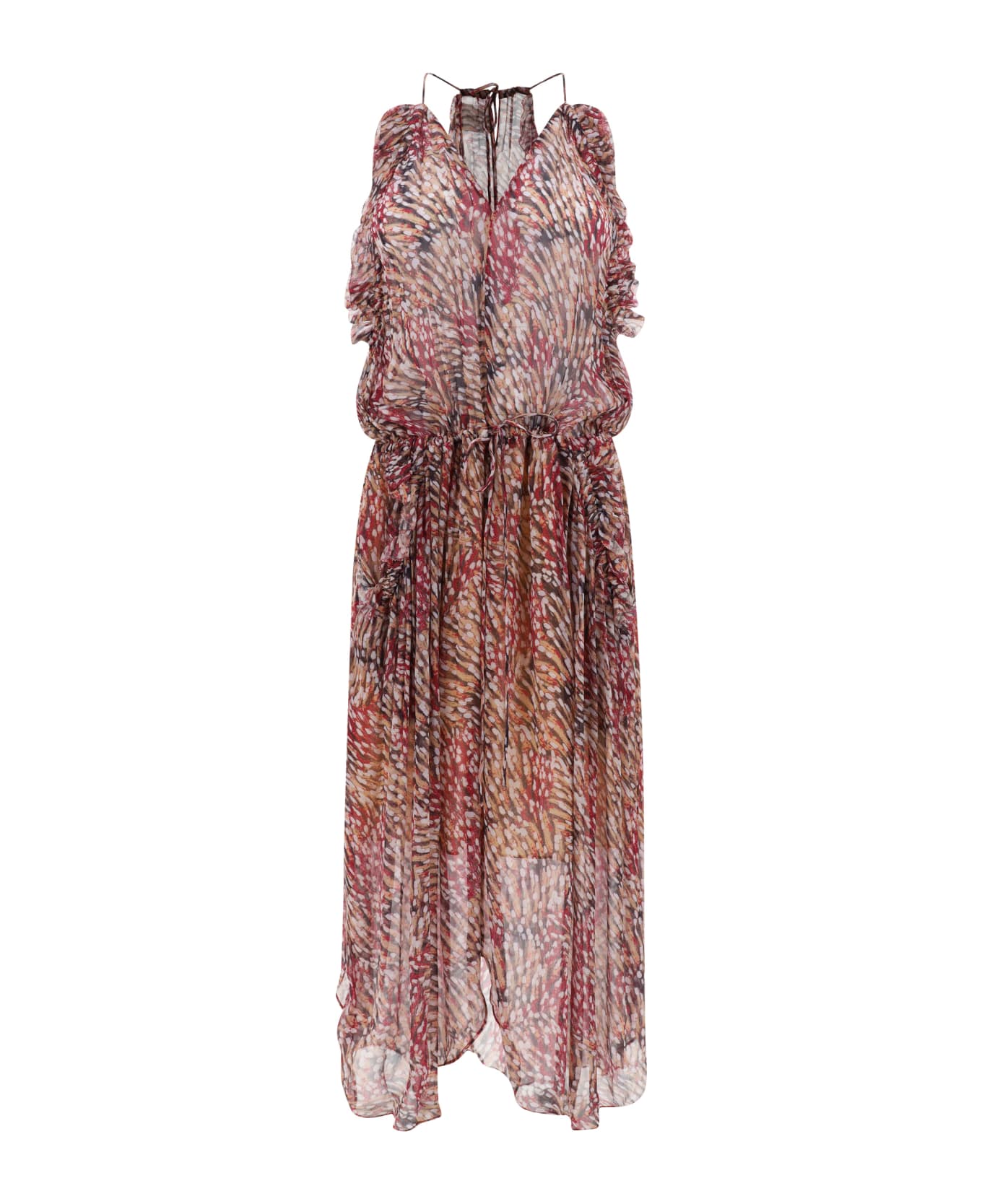 Marant Étoile Fadelo Long Dress - Raspberry ワンピース＆ドレス