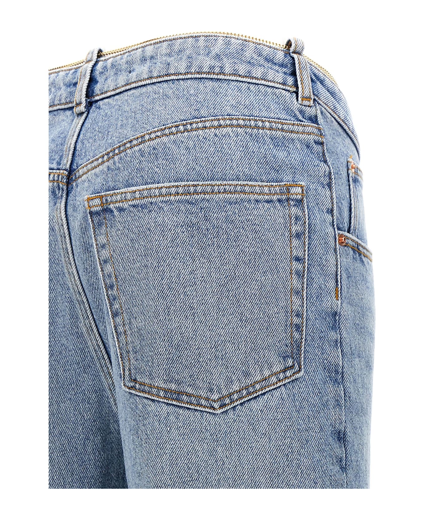 Alexander Wang 'v Front' Jeans - 471A VINTAGE FADED INDIGO