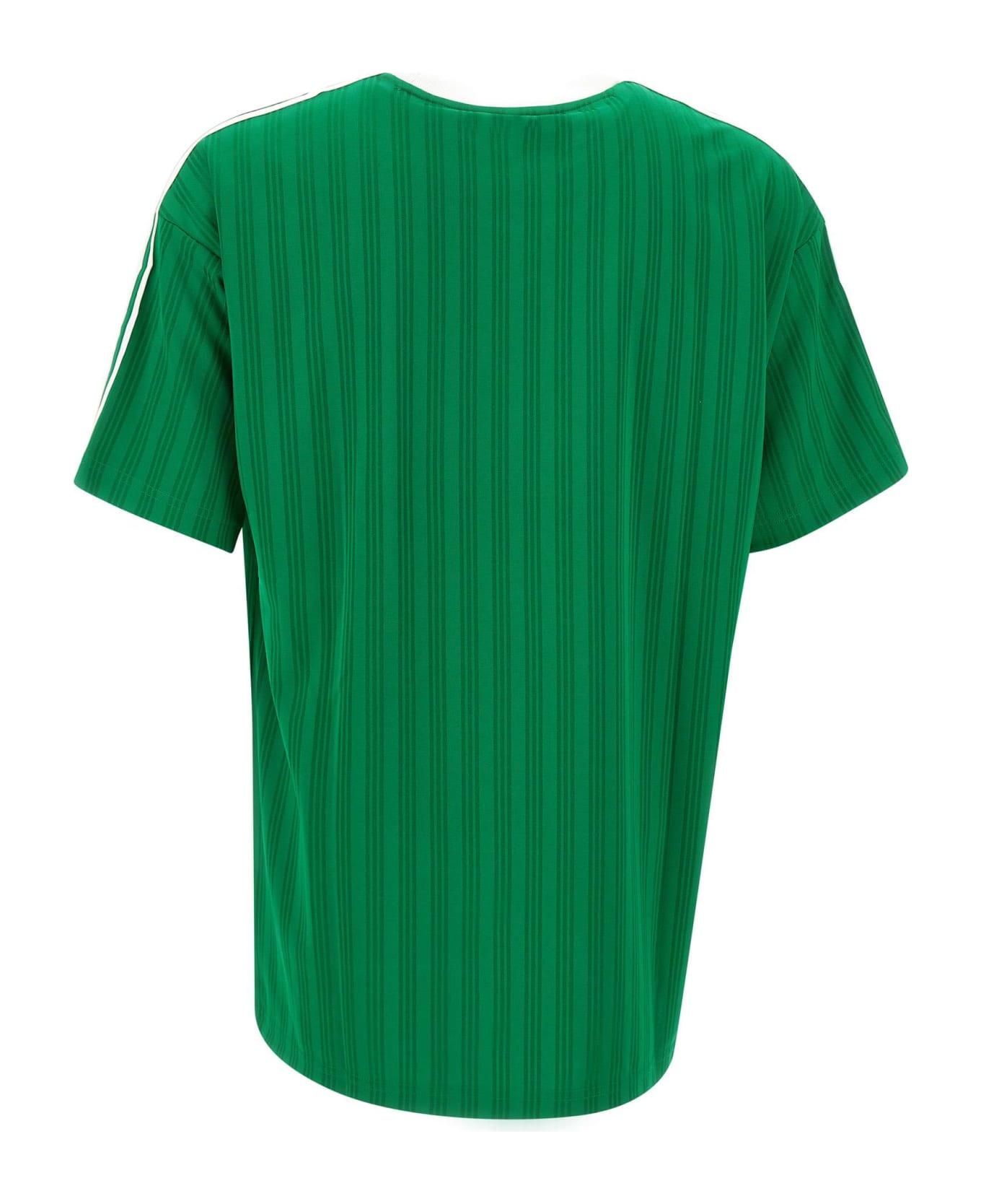 Adidas "adicolor" Jacquard Fabric T-shirt - GREEN