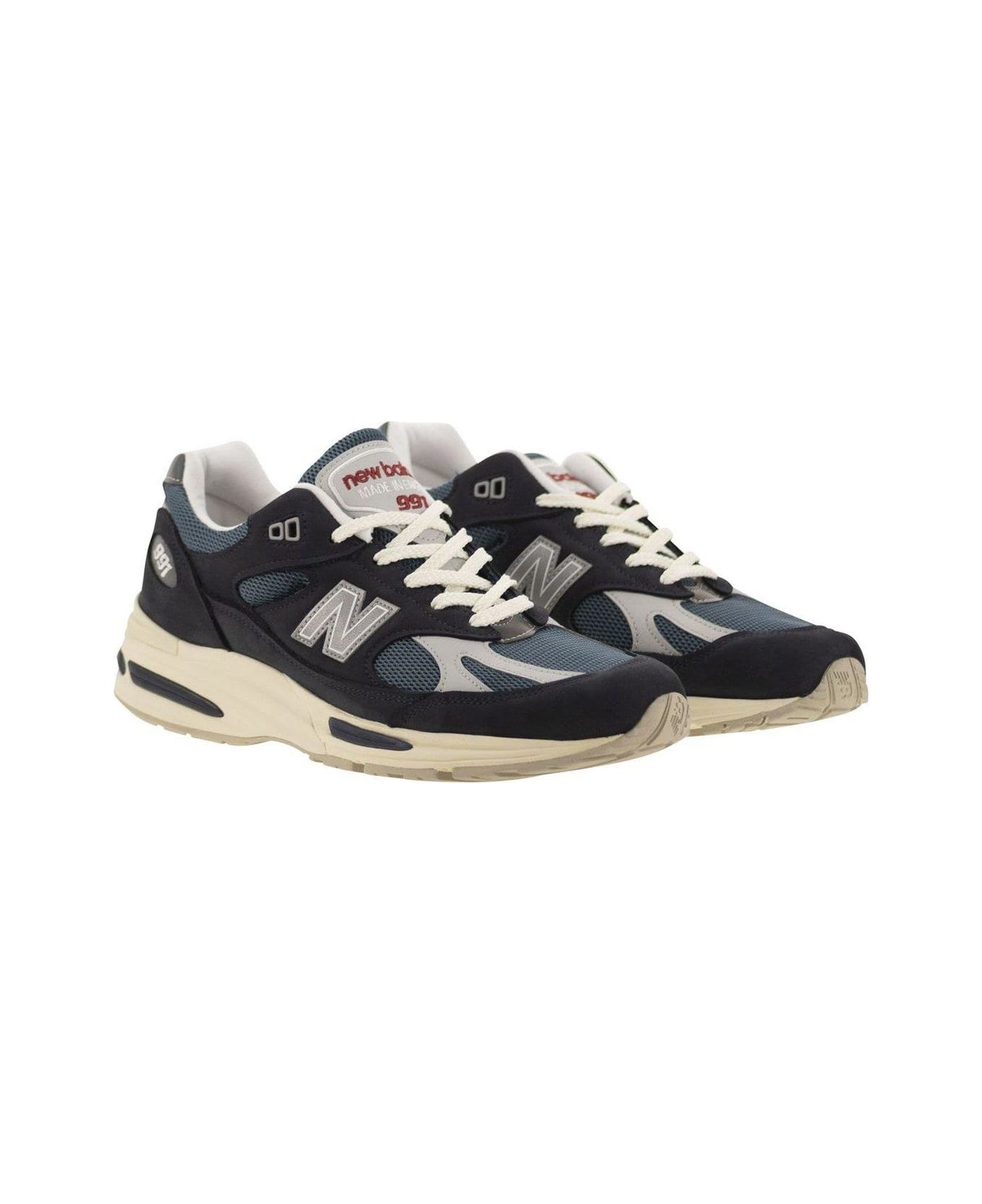 New Balance Made In Uk 991v2 Sneakers - BLUE/GREY