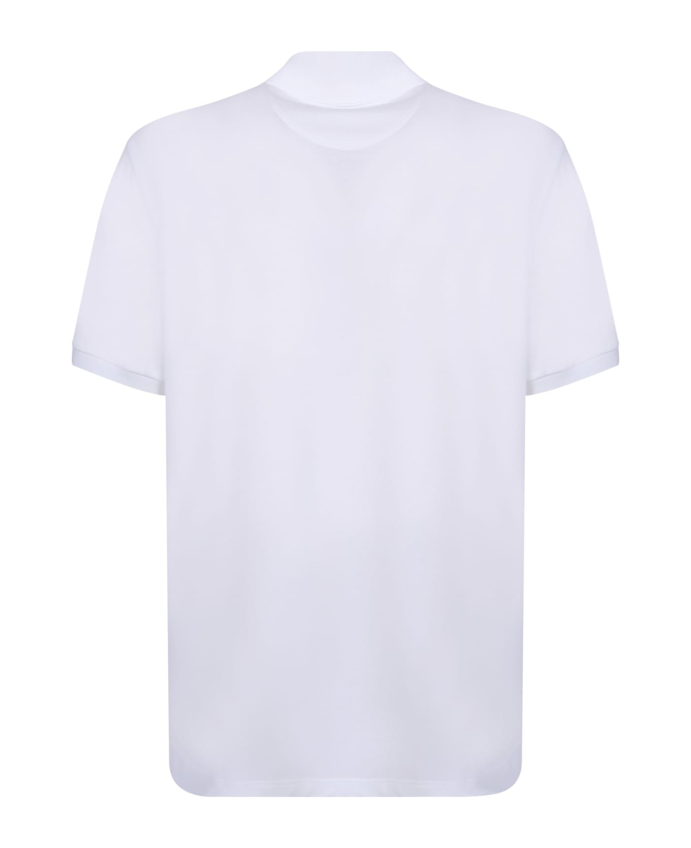 Brioni White Cotton Polo Shirt - White