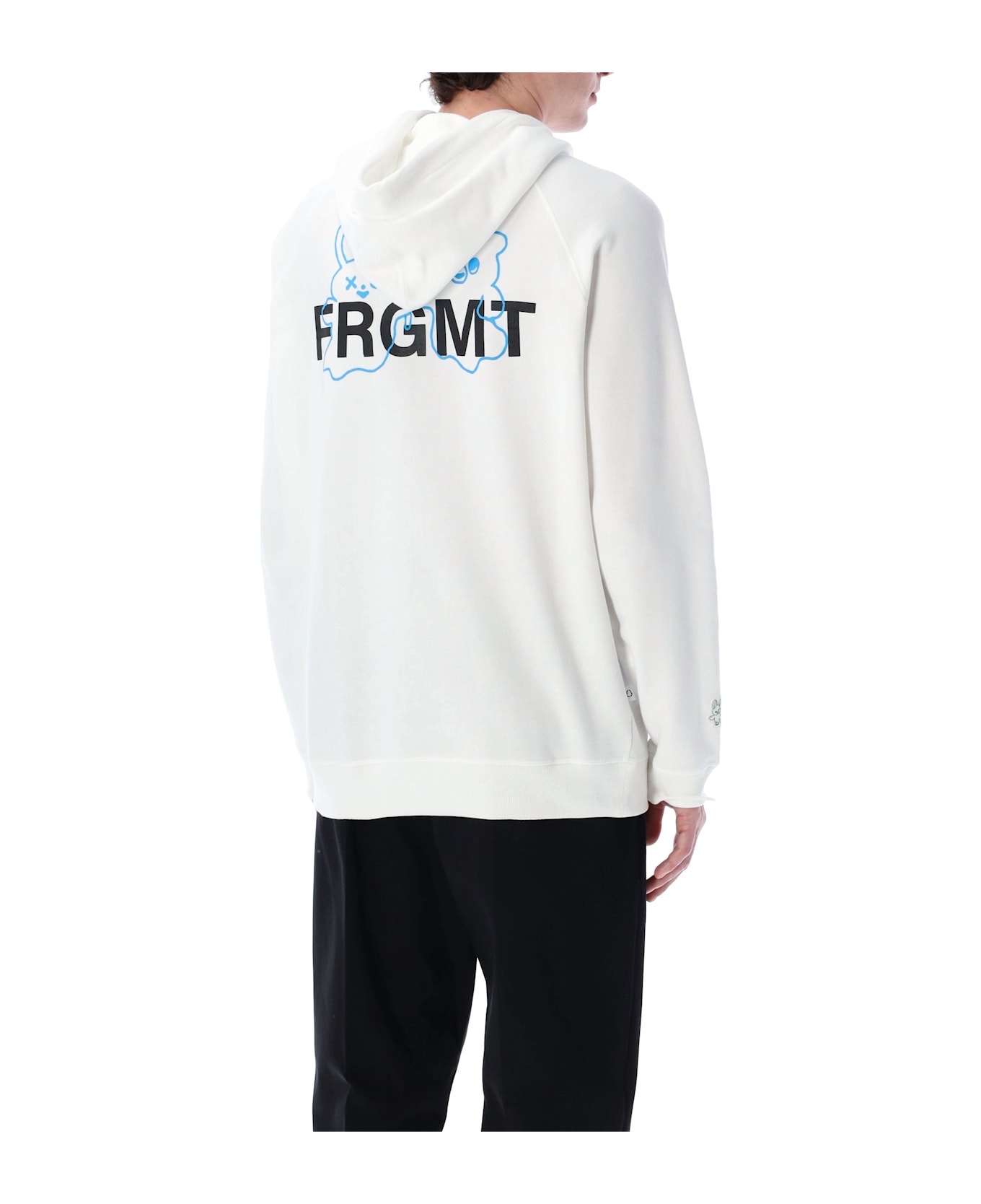 Moncler Genius Cartoon Logo Hoodie - WHITE