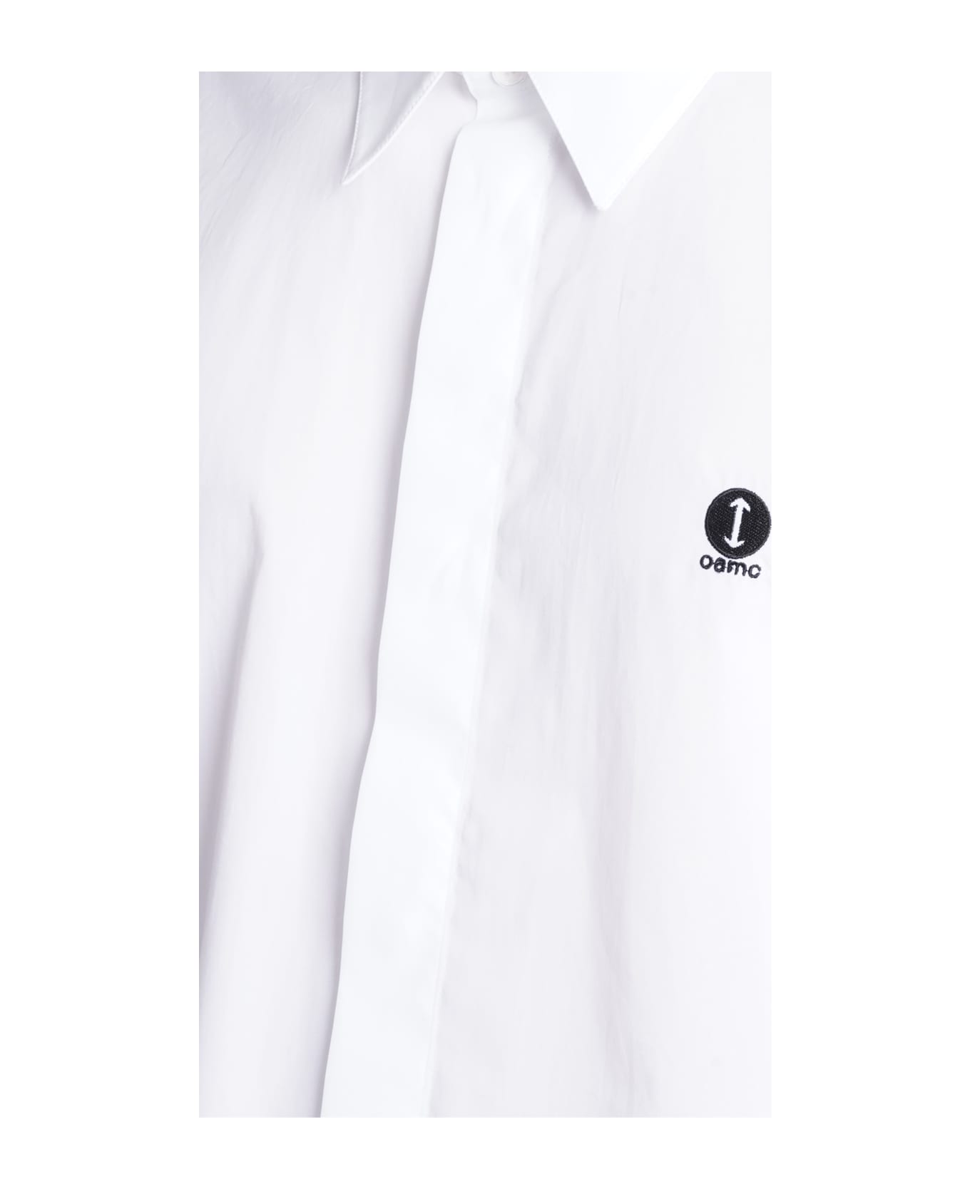 OAMC Studio Shirt In White Cotton - white