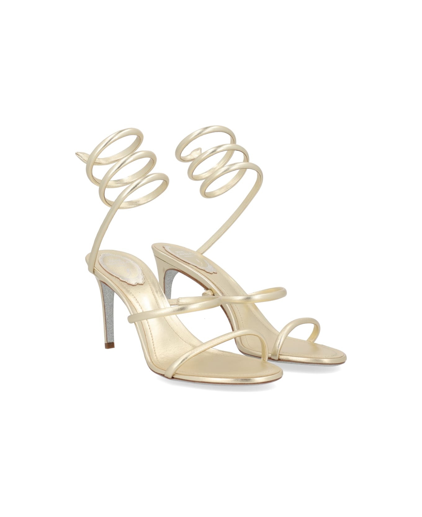 René Caovilla Sandalo "cleo" - GOLD