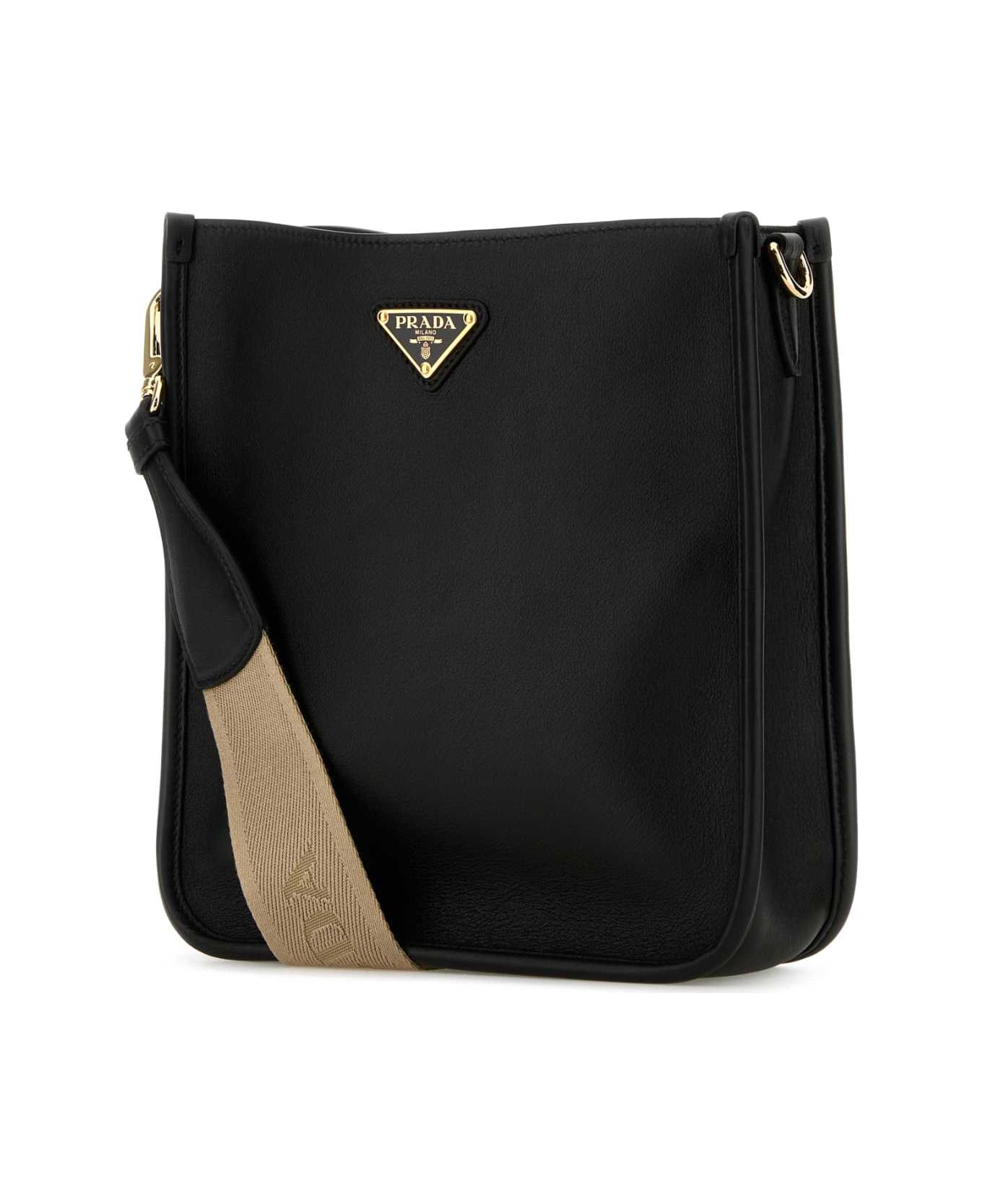 Prada Black Leather Crossbody Bag - NERO C