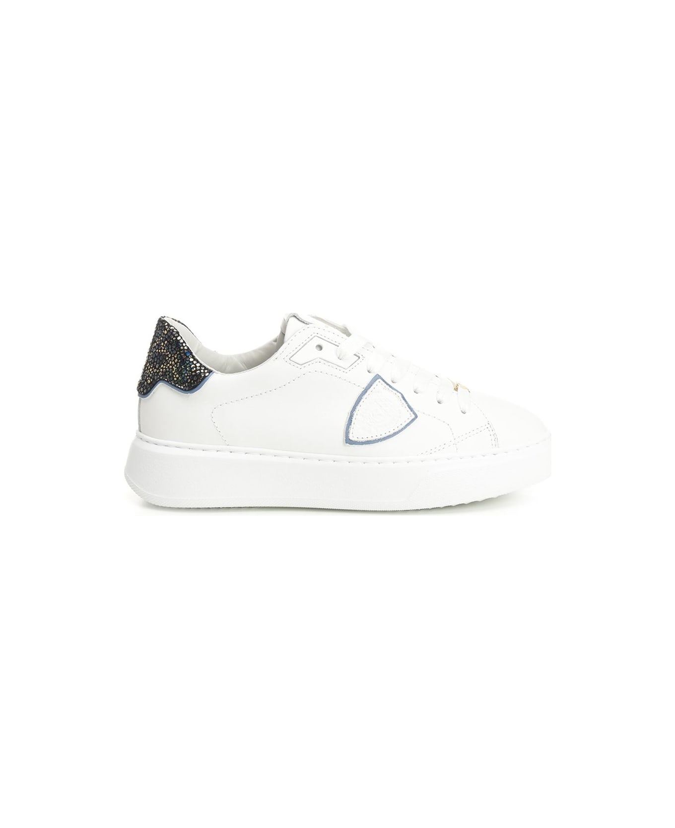 Philippe Model Temple Sneaker - White 1
