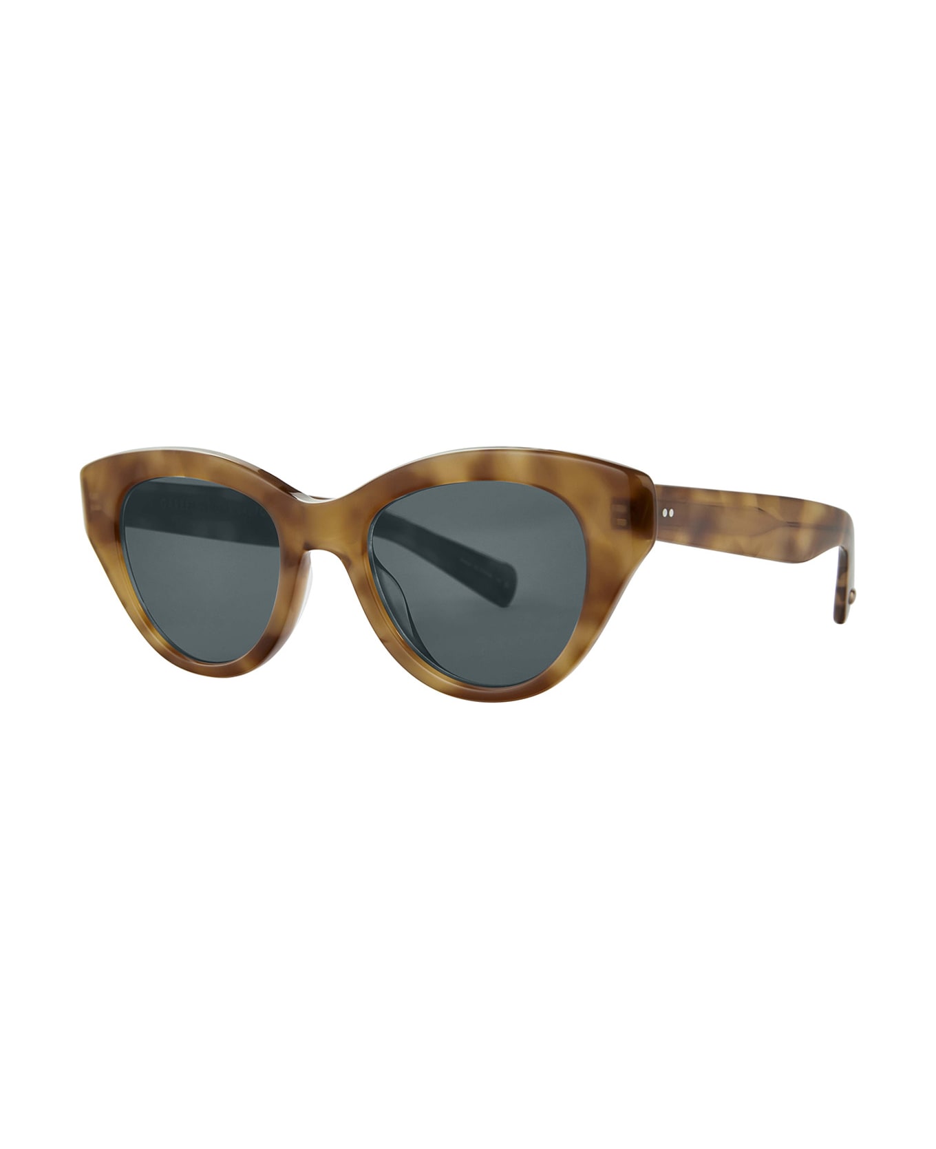 Garrett Leight Dottie Sun Ember Tortoise/semi-flat Blue Smoke Sunglasses - Ember Tortoise/Semi-Flat Blue Smoke
