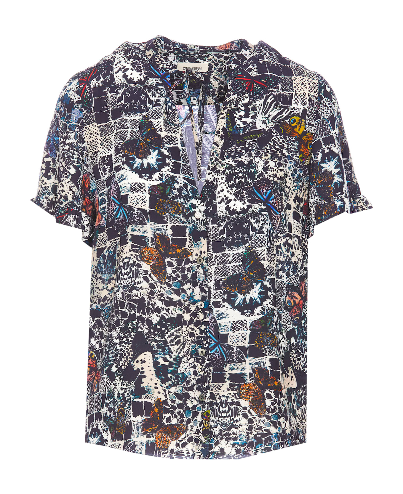 Zadig 
Voltaire Tafiz Soft Butterflies Shirt - Multicolor