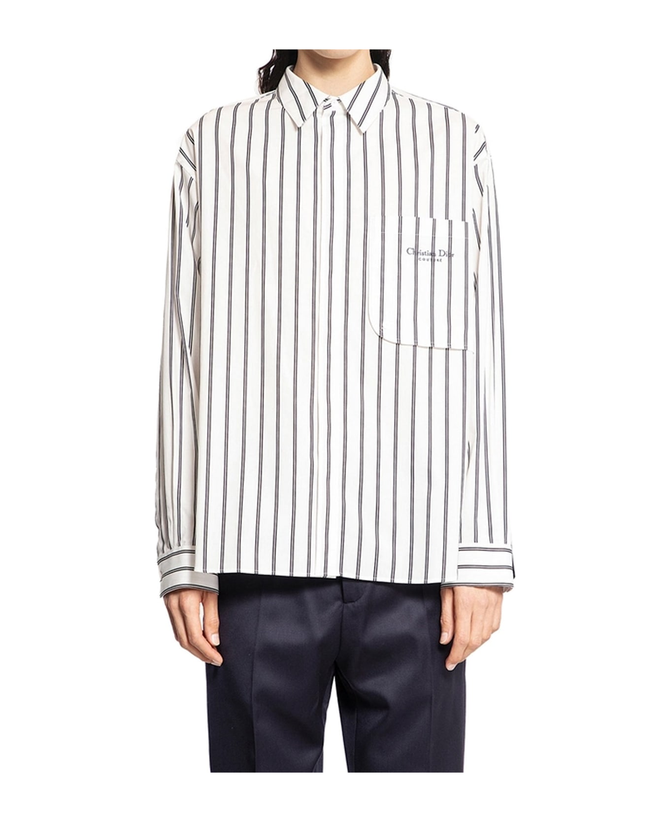 Dior Cotton Striped Shirt - White