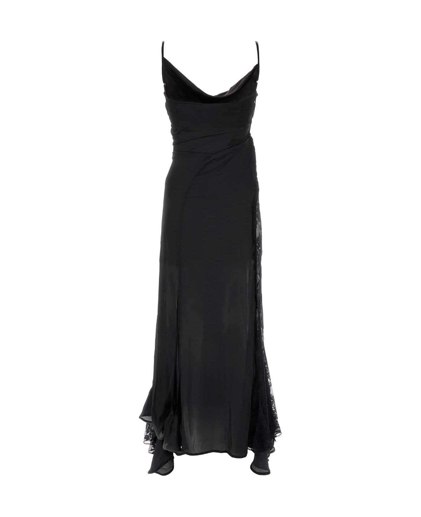 Y/Project Black Satin Dress - BLACK ワンピース＆ドレス