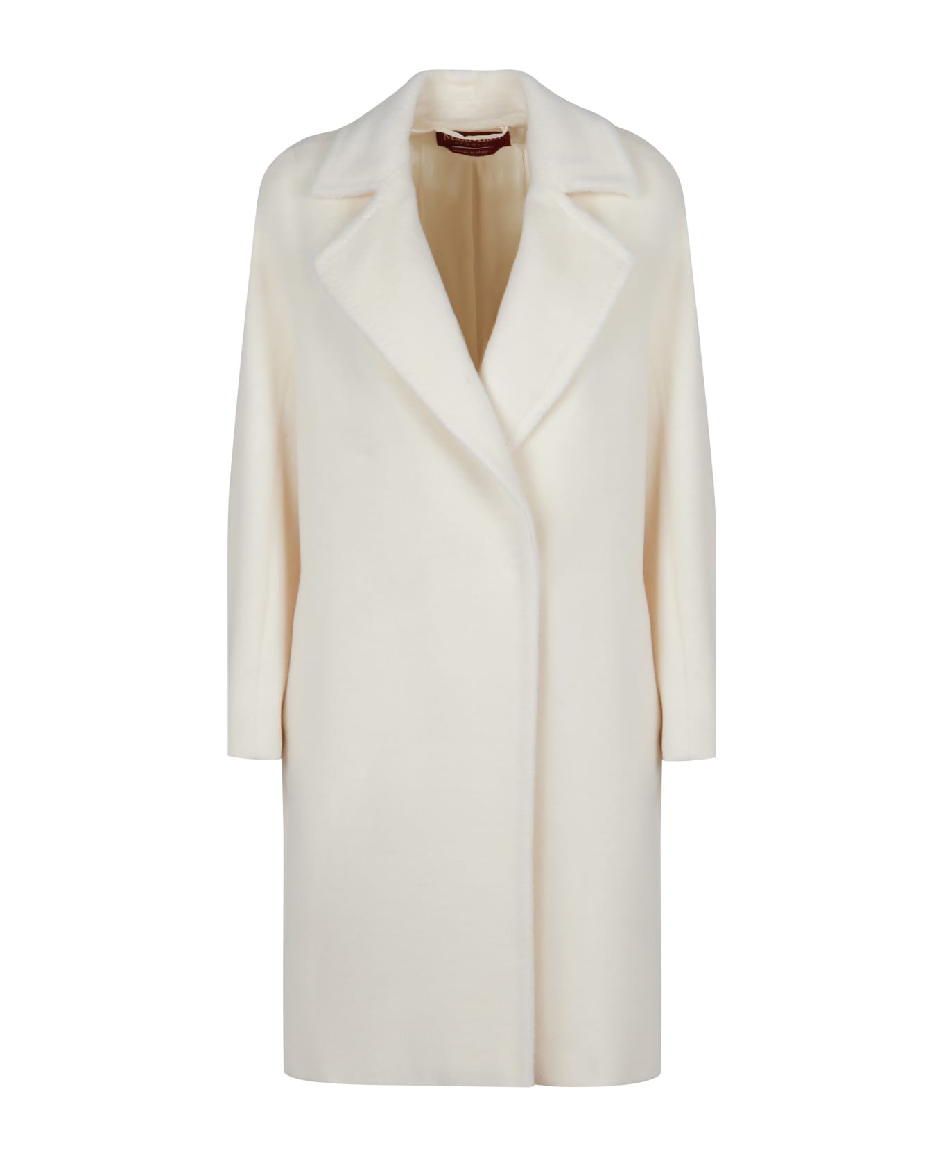 Max Mara Studio Sidney Wool And Alpaca Coat - White