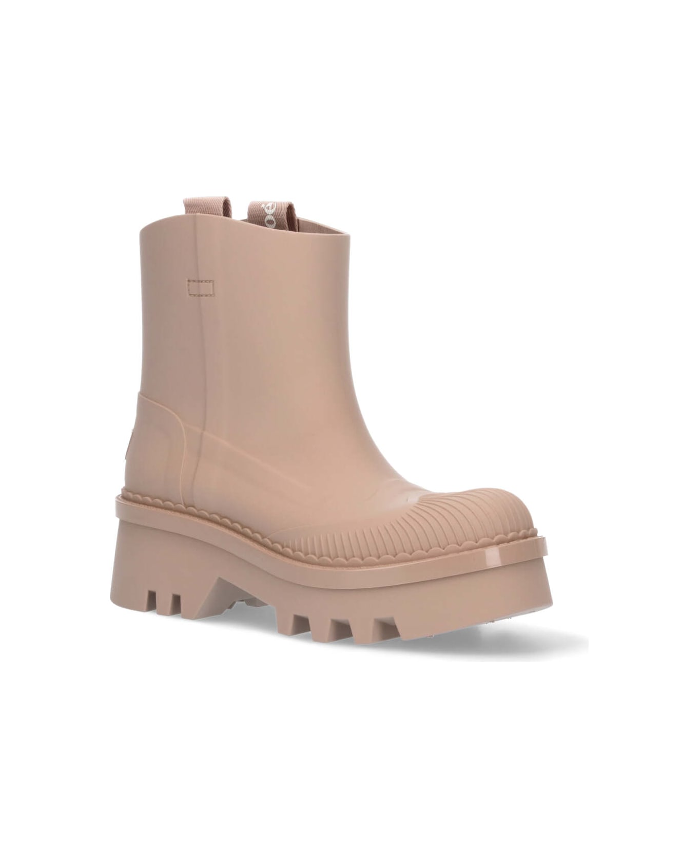 Chloé Rain Boots "raina" - Beige