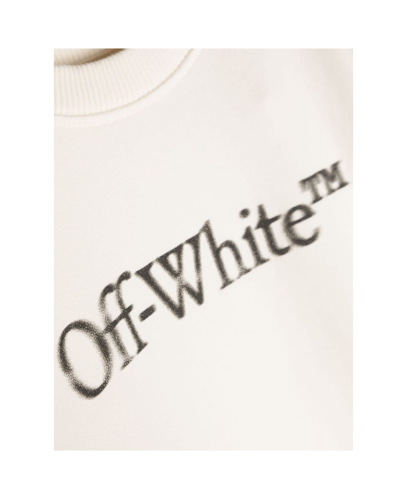 Off-White Bookish Bit Logo - White ニットウェア＆スウェットシャツ