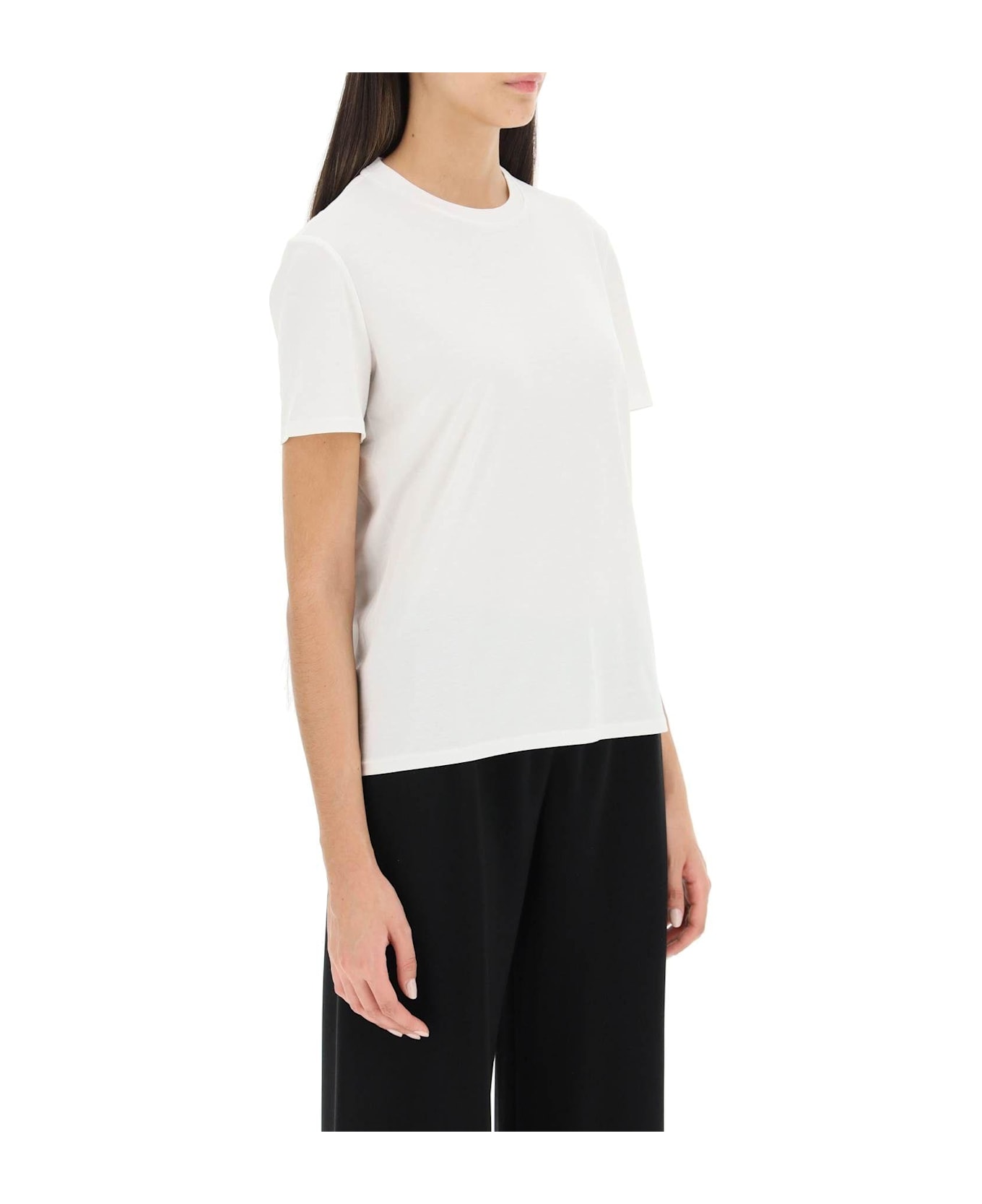 The Row 'wesler' Cotton T-shirt - BWH BRIGHT WHITE