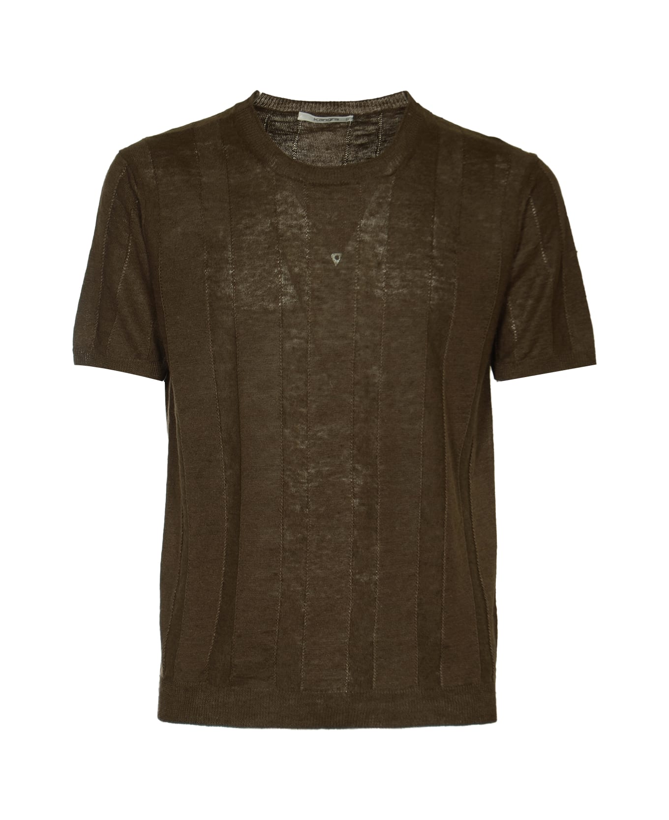 Kangra Round Neck T-shirt - Brown
