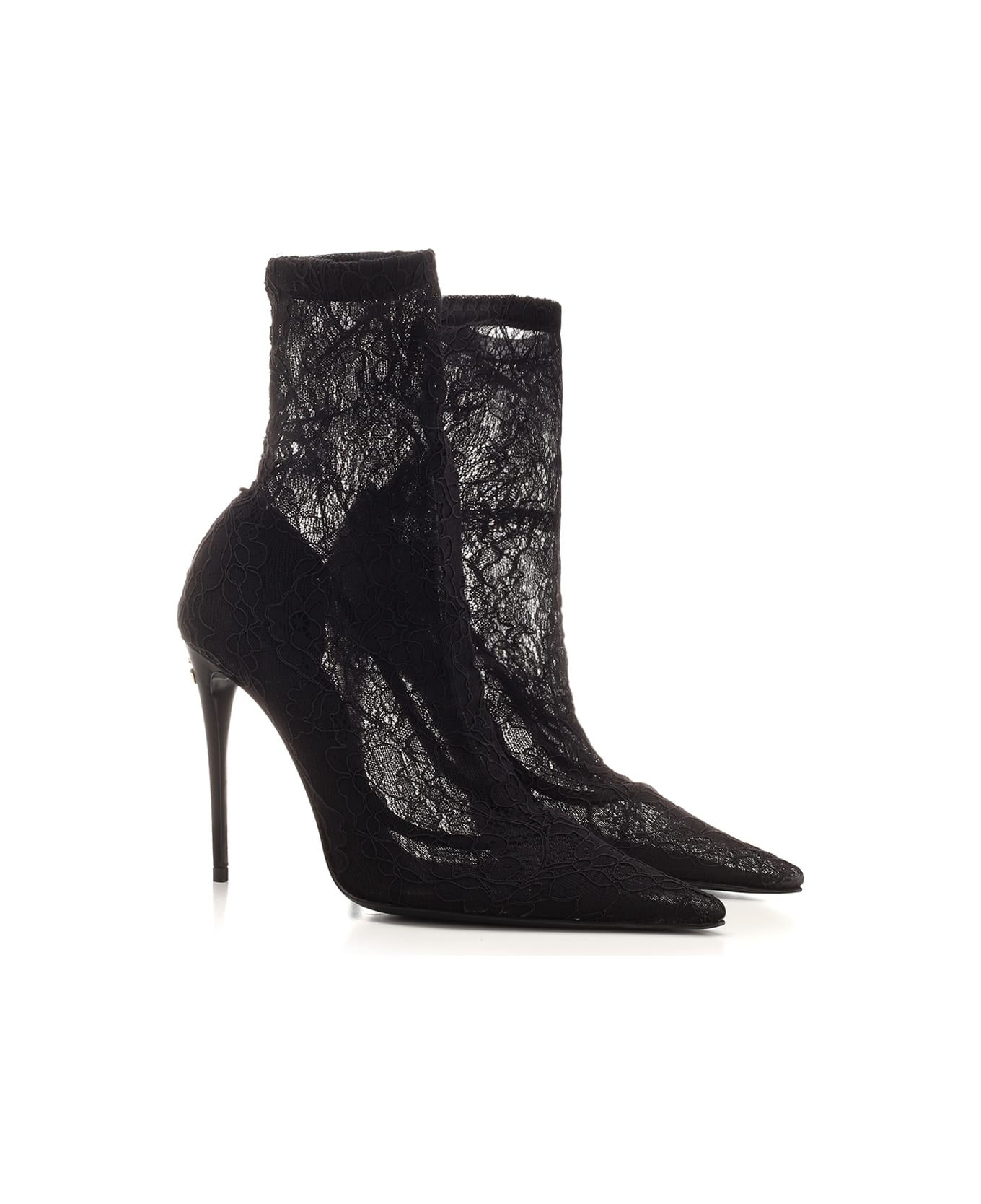 Dolce & Gabbana Lace Ankle Boot