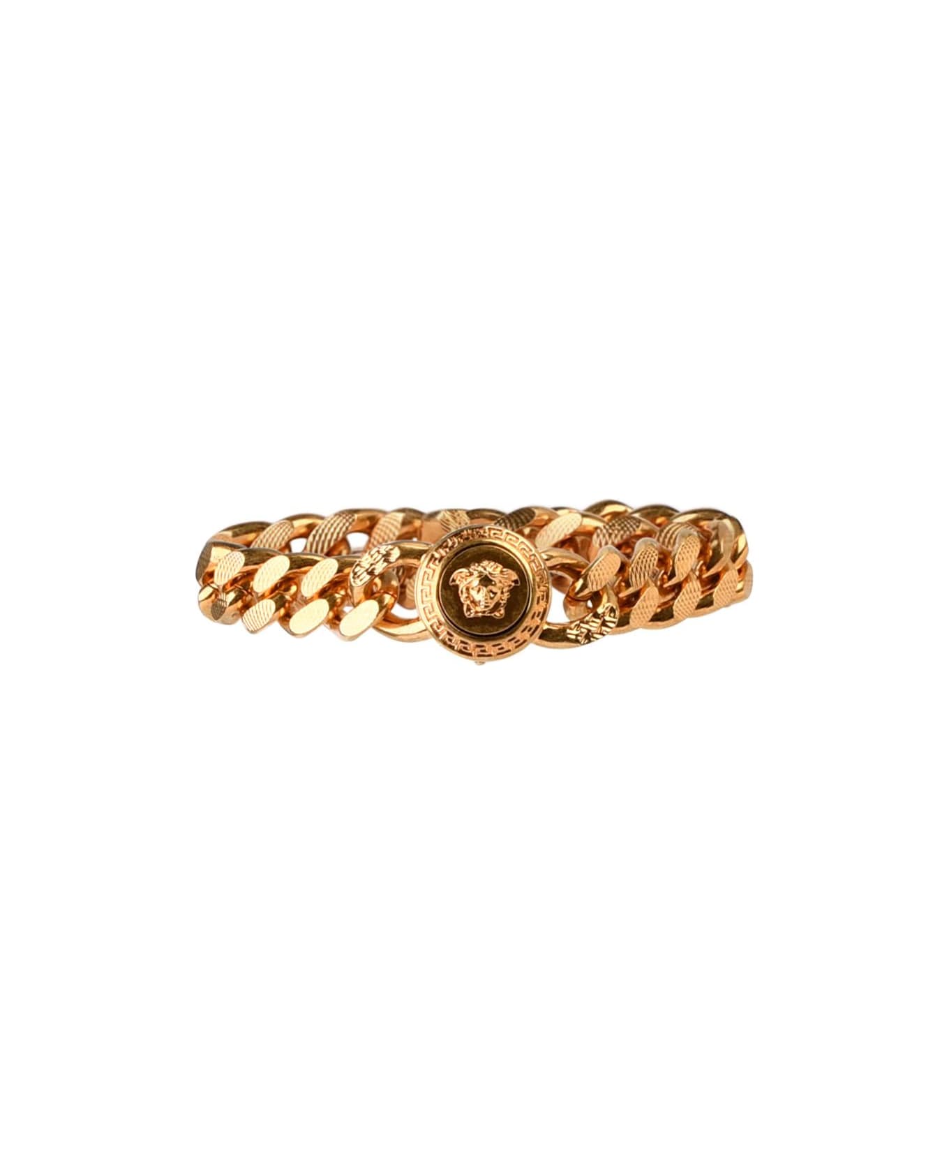 Versace 
medusa
 Gold Metal Bracelet - Gold