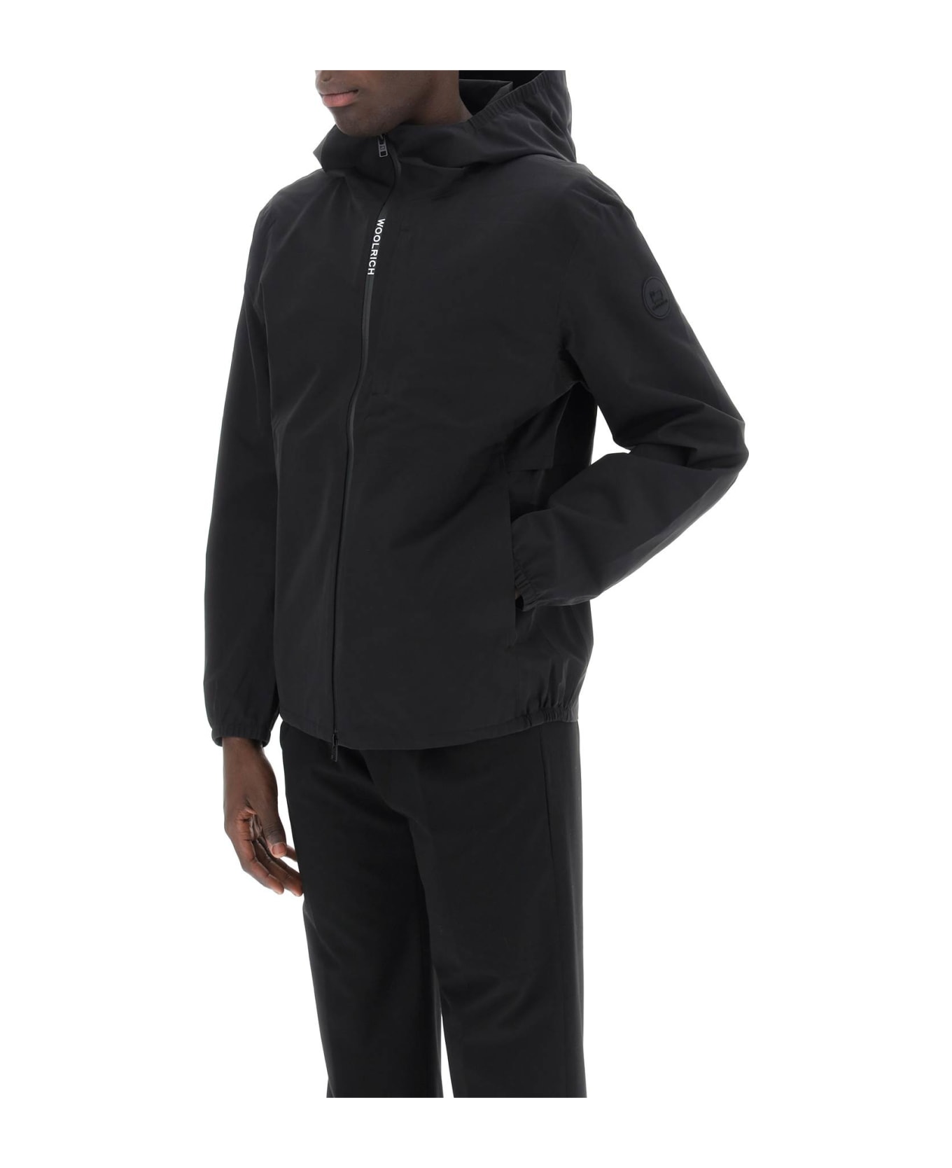 Woolrich Pacific Jacket In Tech Softshell - BLACK (Black)