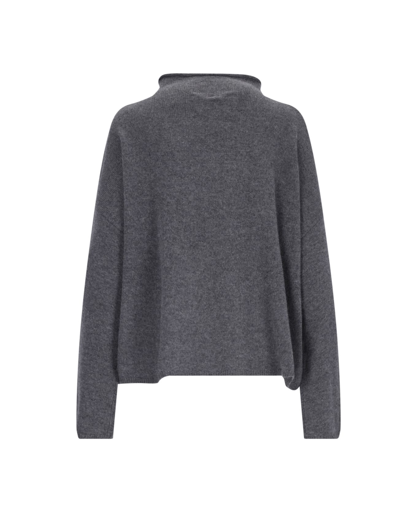 Lisa Yang Classic Sweater "sandy" - Gray