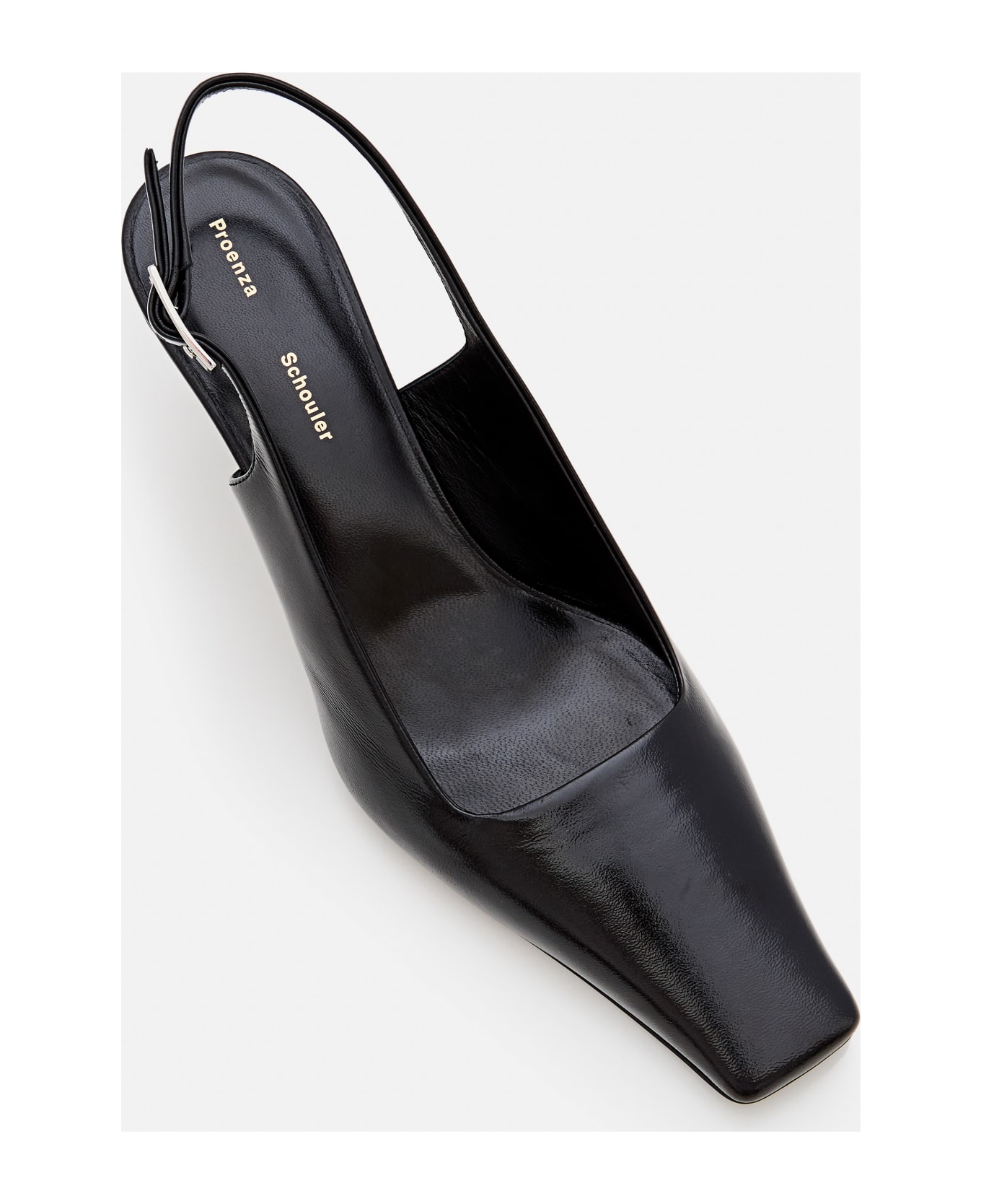 Proenza Schouler Trap Slingback Pumps - Black